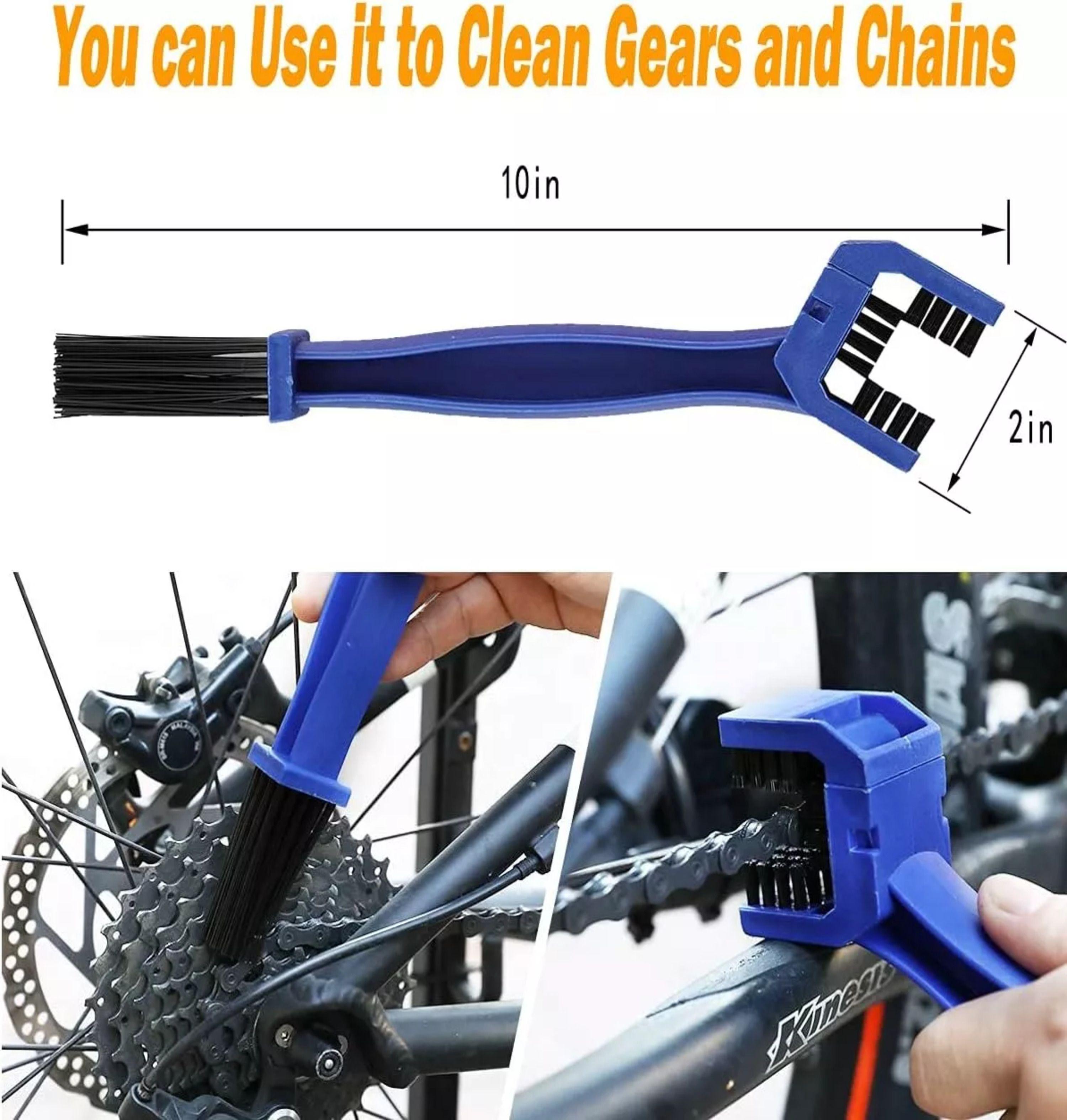 Limpieza Bicicleta Kit 10 Piezas Cepillo Polvo-6