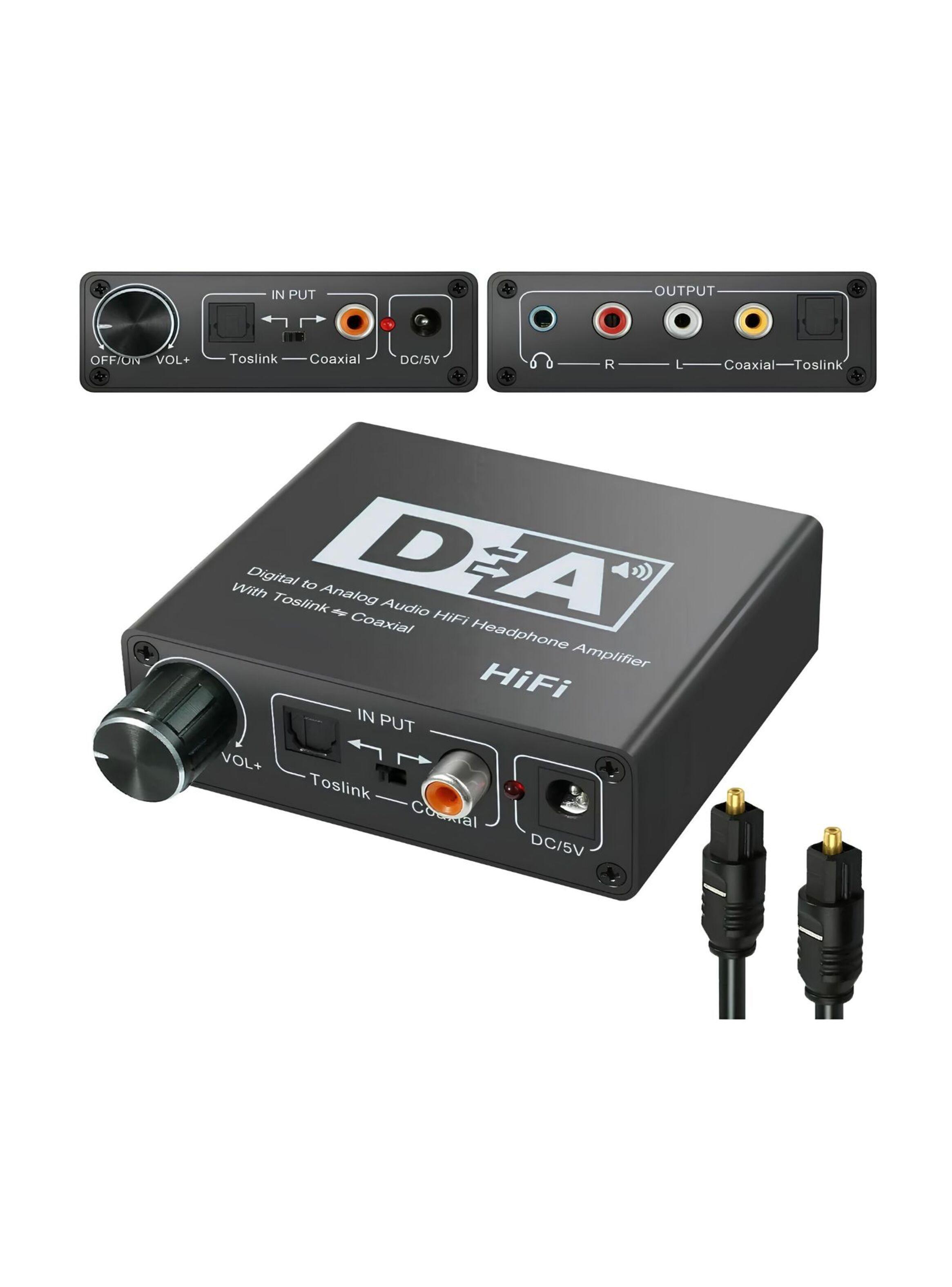 Conversor De Audio Digital Hifi Óptico A Rca -1
