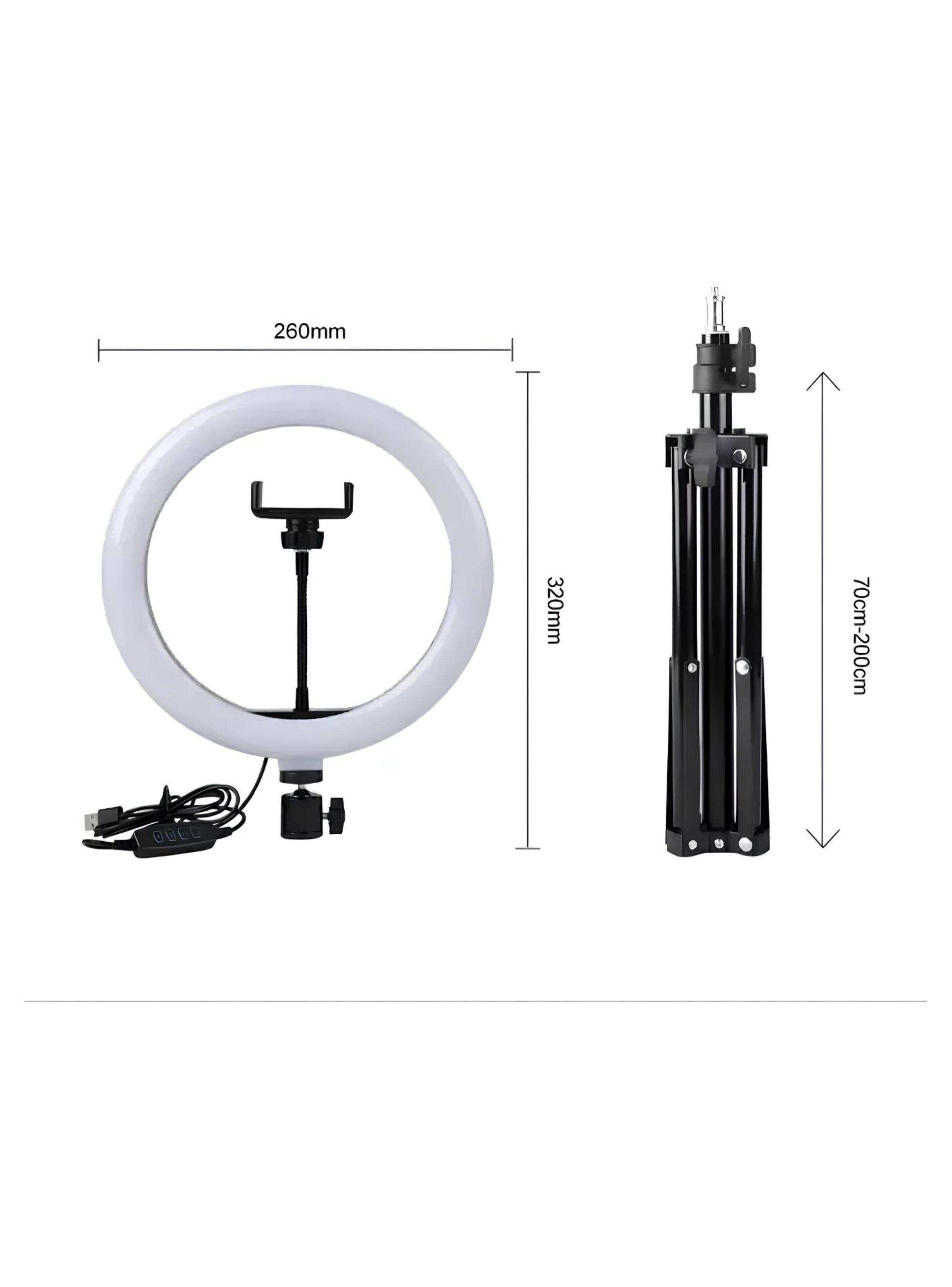 Aro Luz Para Fotografía 26cm Foco Video + Tripode-1