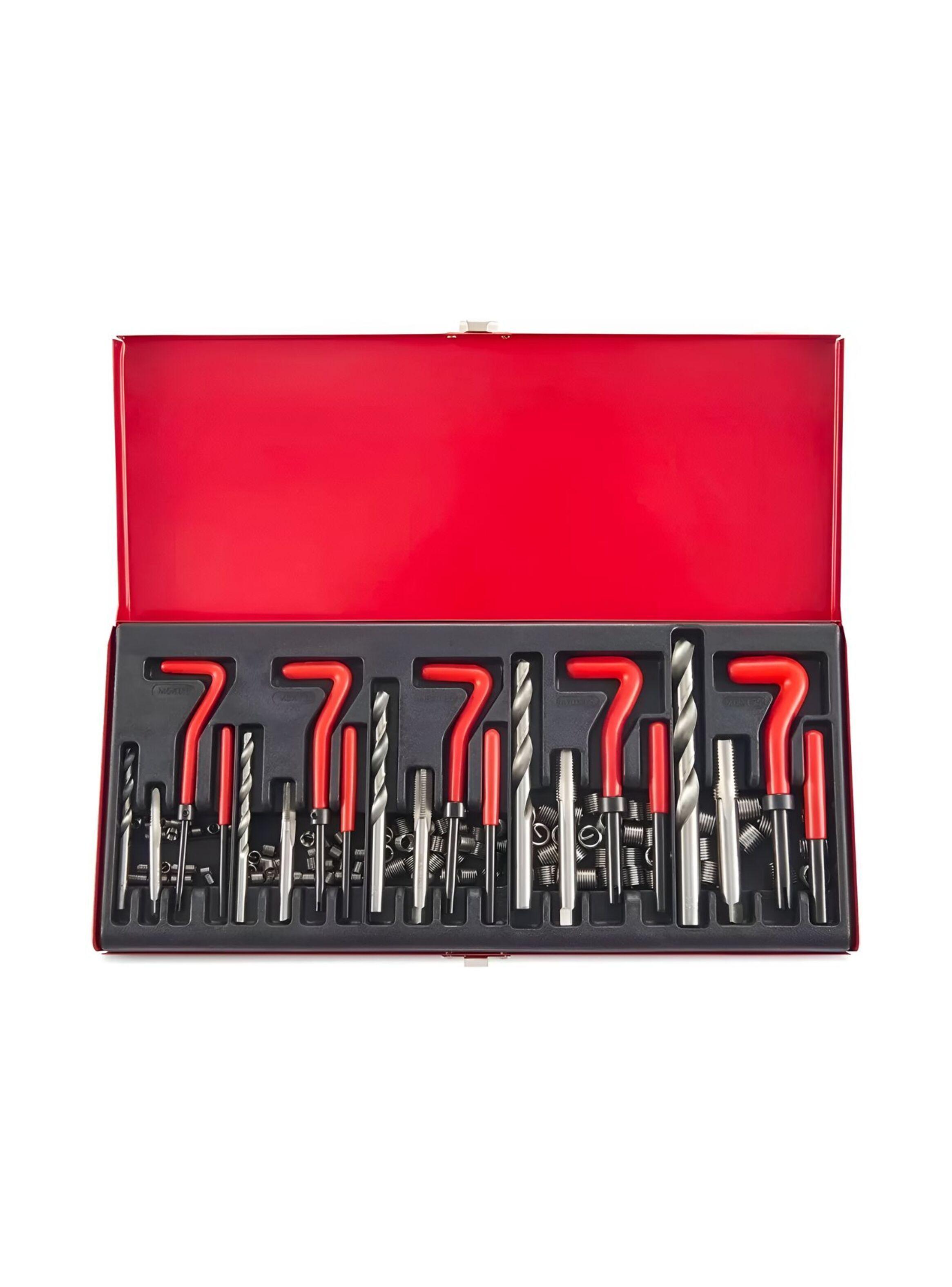 Kit 131 Insertos Helicoil Reparacion Hilos Dañados-0