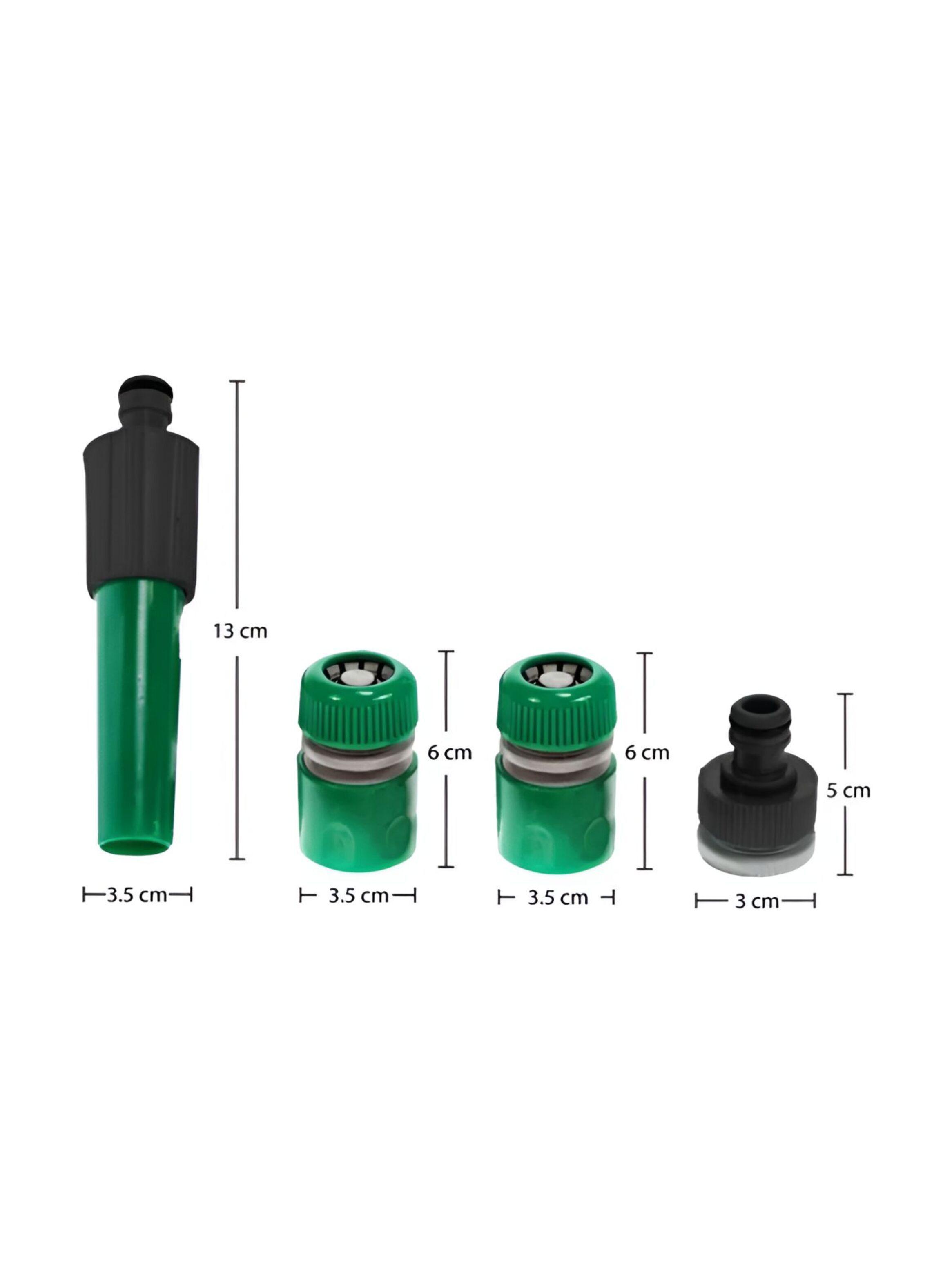 Manguera Reforzada 1/2 Pulgada 20 Mts Mas Pistola Y Acoples-2