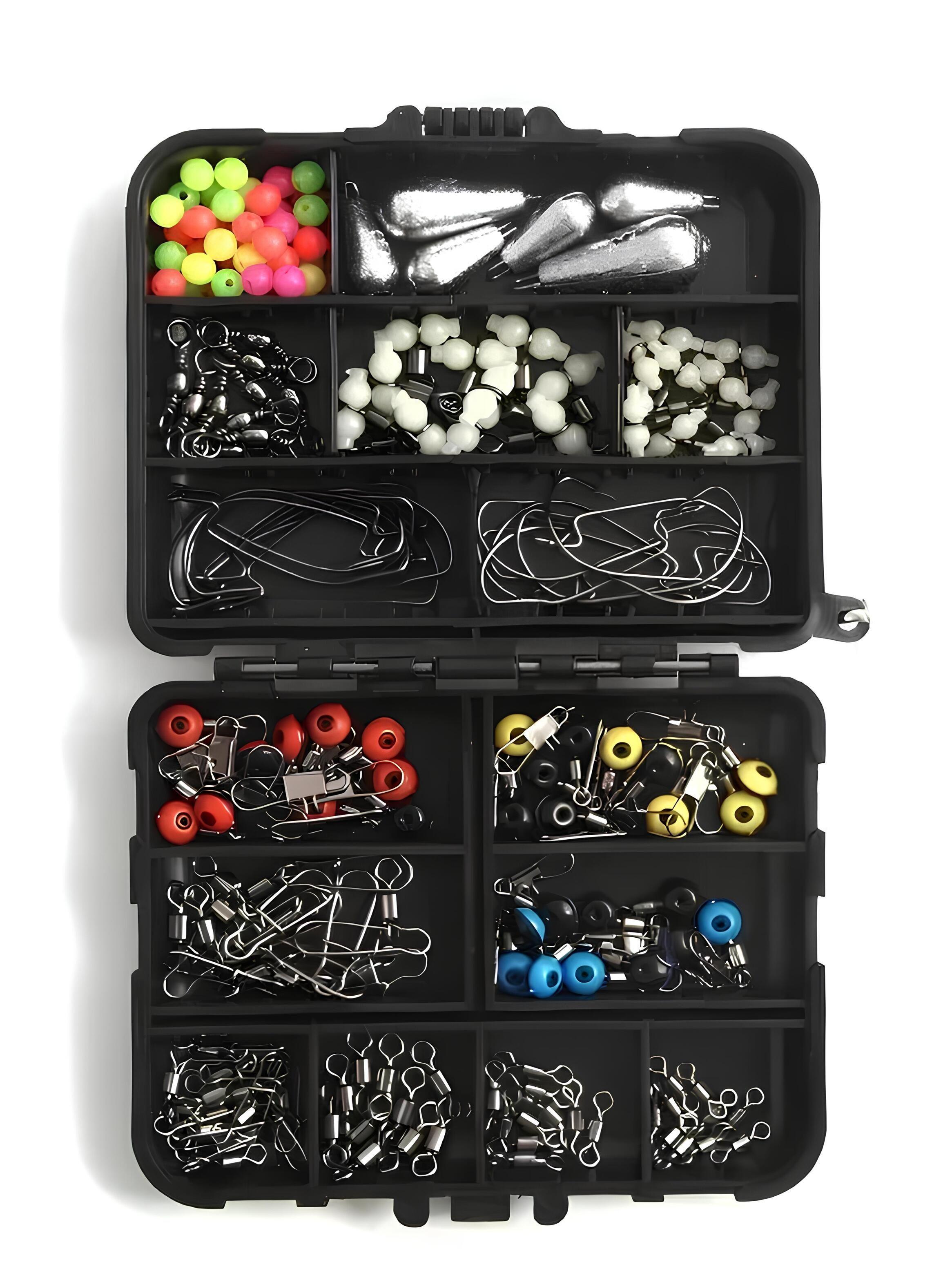 177 Unids Kit De Accesorios De Pesca Con Caja -0