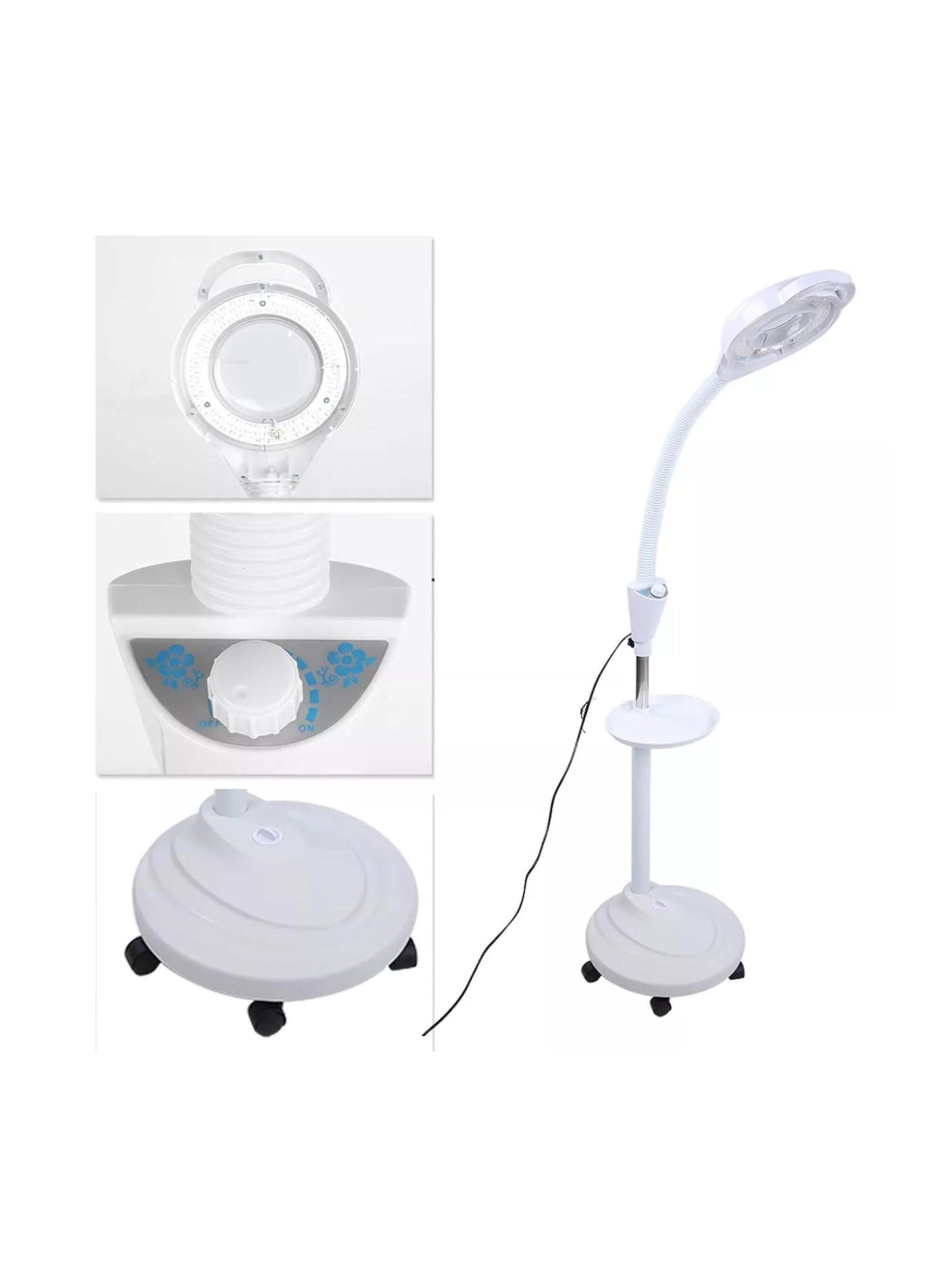 Lampara Luz Fría Lupa Led Con Pedestal Cosmetología Pestañas-1