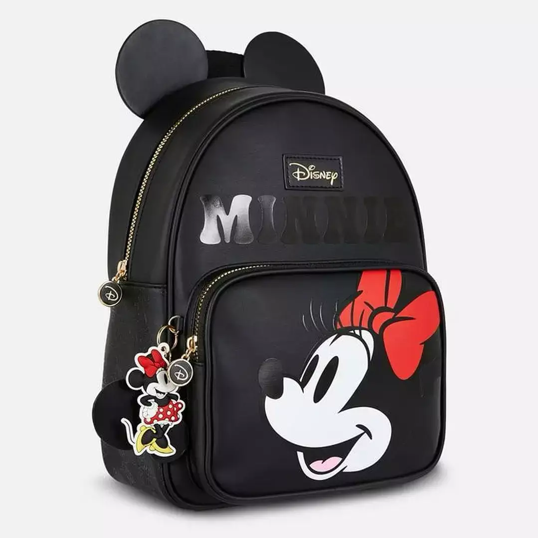 Mochila Minnie Mouse negra-2