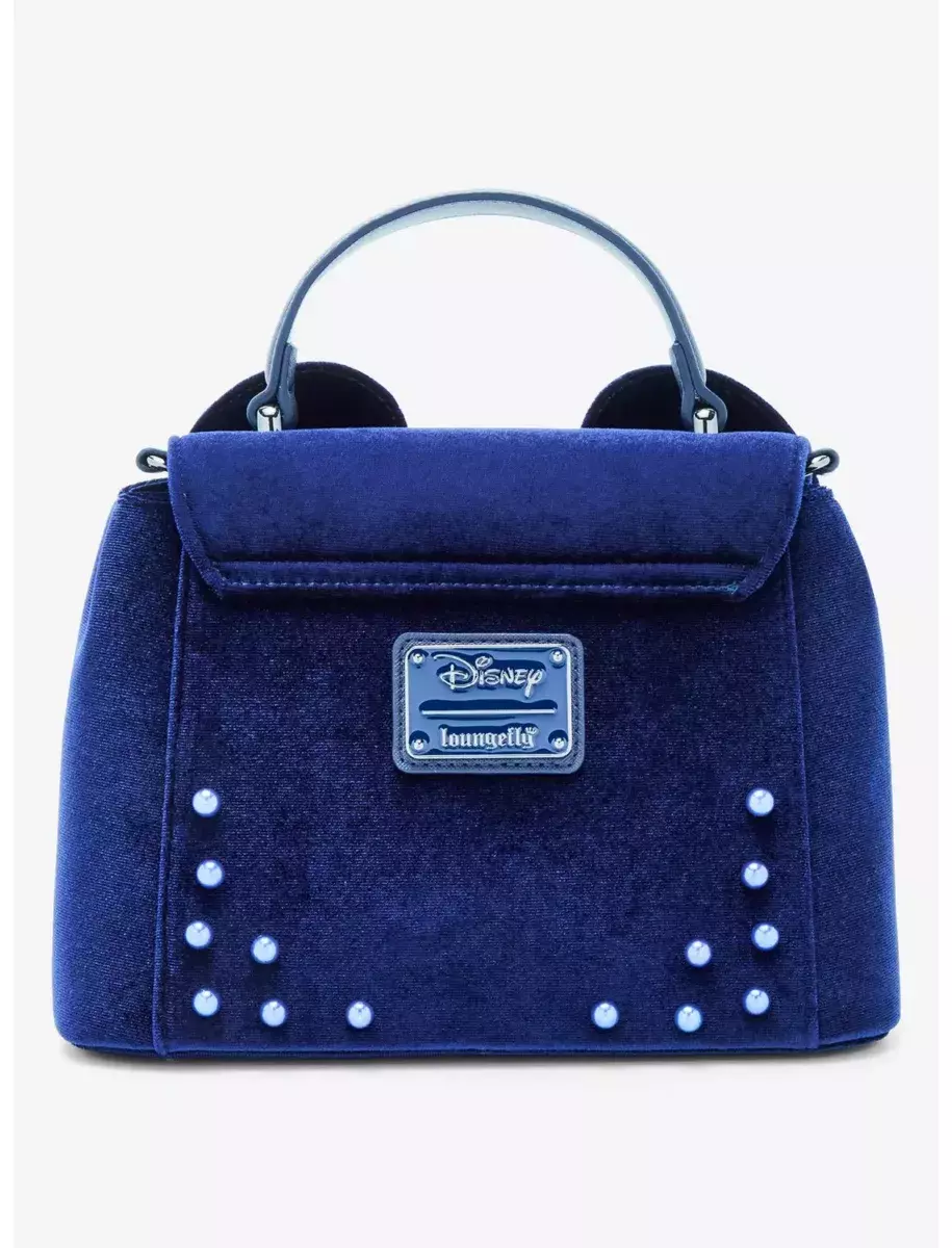 Loungefly Disney Minnie Mouse Terciopelo Orejas Bolso Bandolera-2
