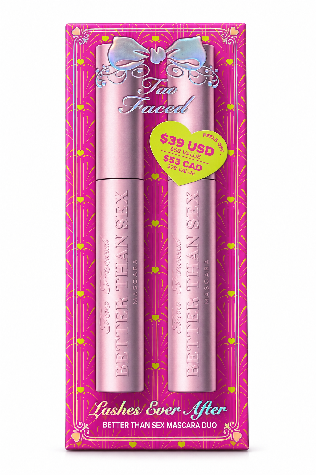 Set de Regalo de Mascaras de Pestañas Better Than Sex Too Faced -0