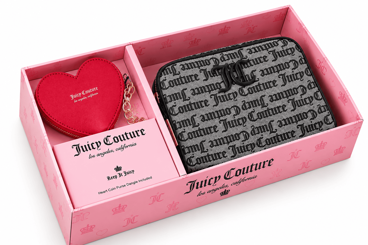 SET DE REGALO JUICY COUTURE CROSSBODY CARTERA Y MONEDERO-1