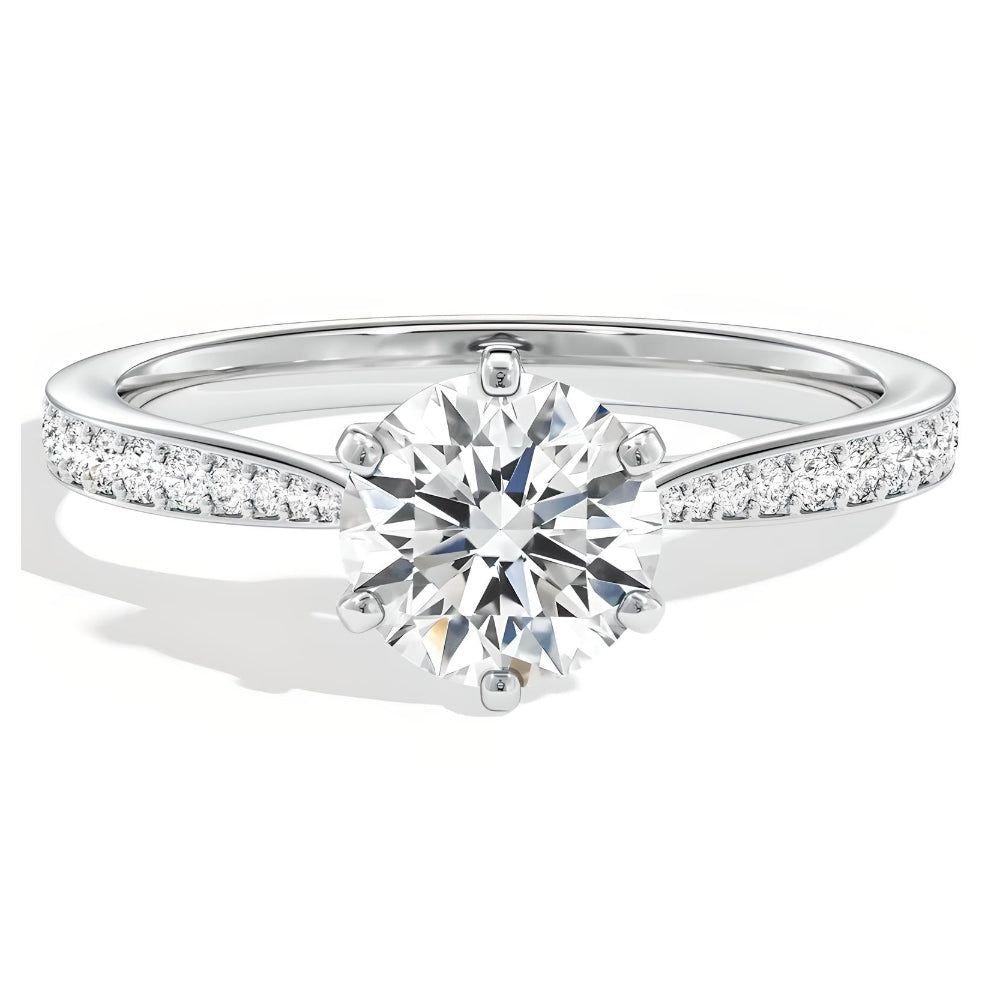 ANILLO DE COMPROMISO BRISA SERENA BOOMZAIR CON MOISSANITA 1.0 CT EN PLATA RODINADA-0