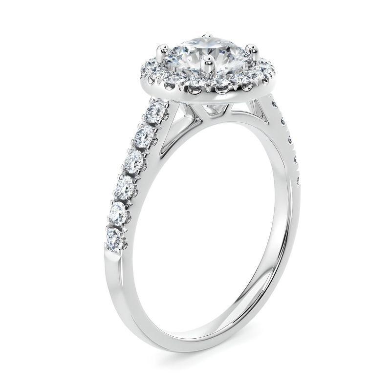 ANILLO EN PLATA RODINADA CON BRILLANTE DE 2CT-1
