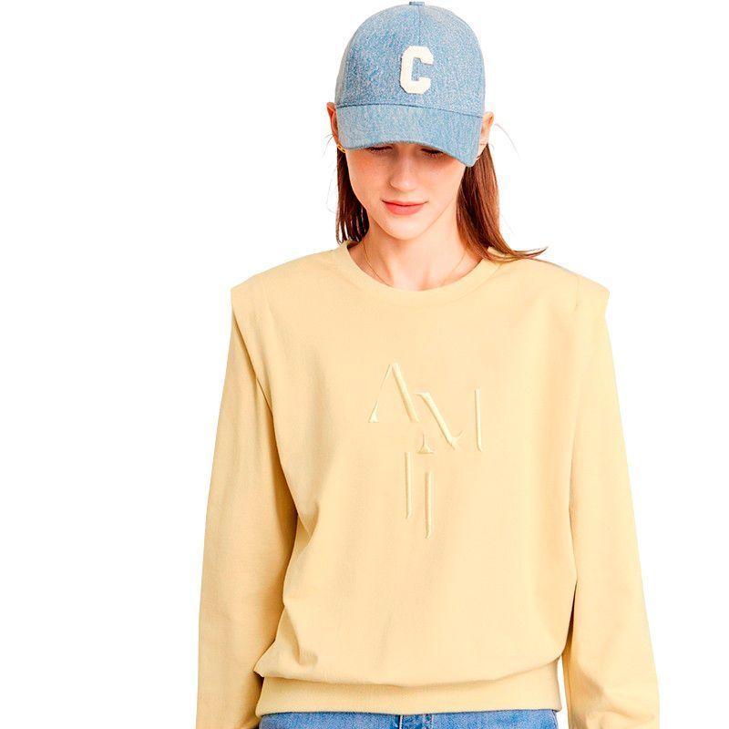 POLERON DE MUJER 100% ALGODON KHAKI-3