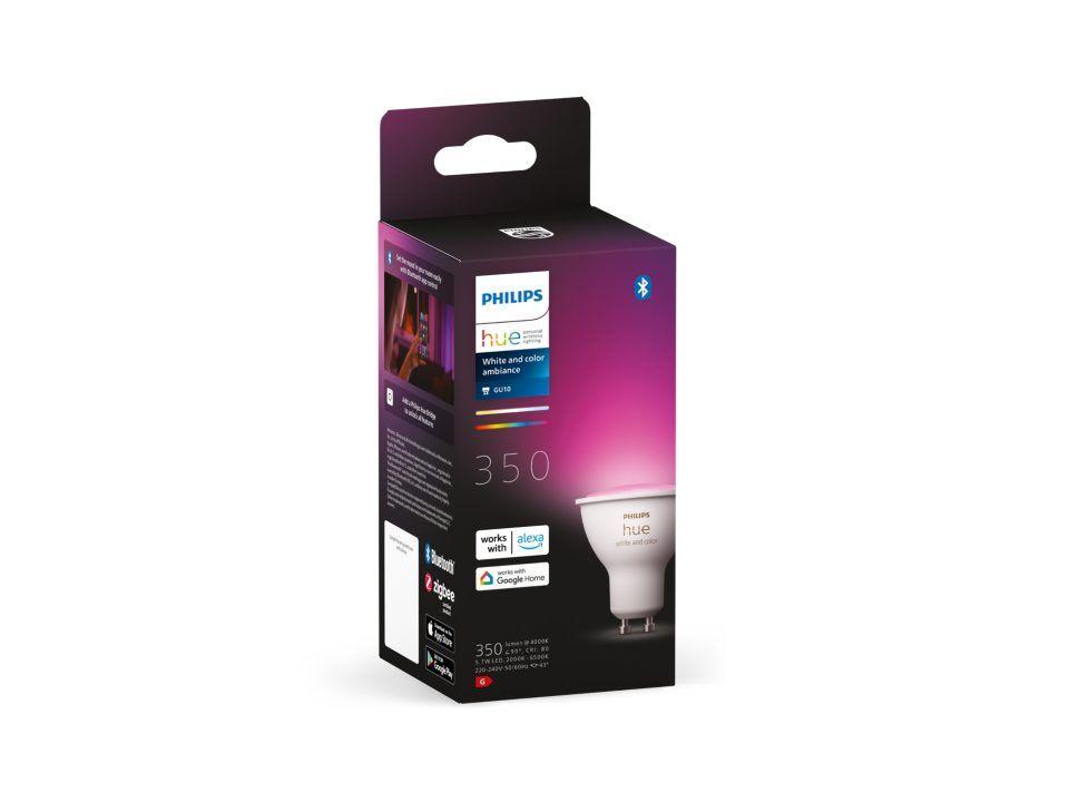 Ampolleta Philips Hue Gu10 Color Led Bluetooth Inteligente-3