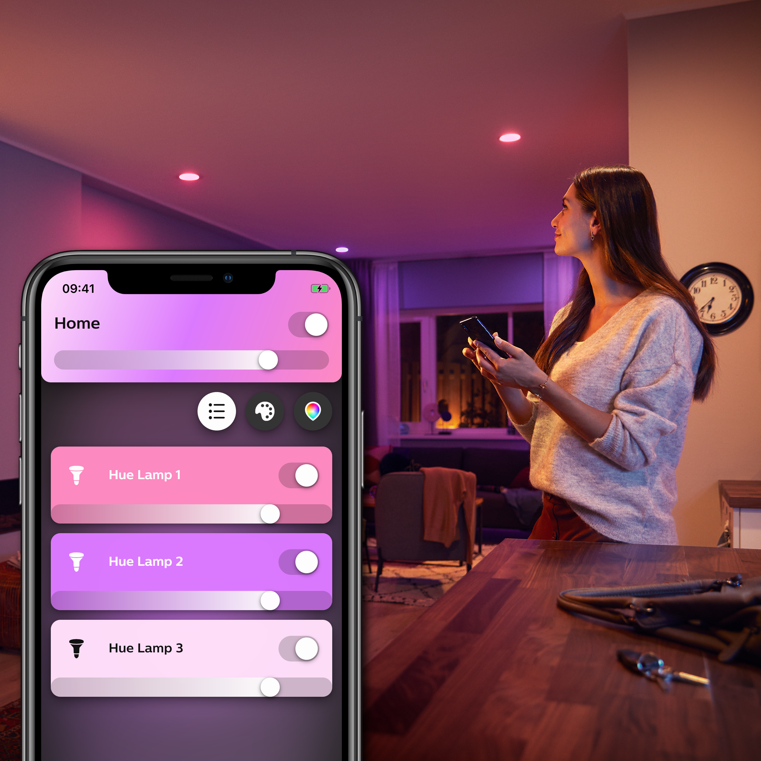 Ampolleta Philips Hue Gu10 Color Led Bluetooth Inteligente-5