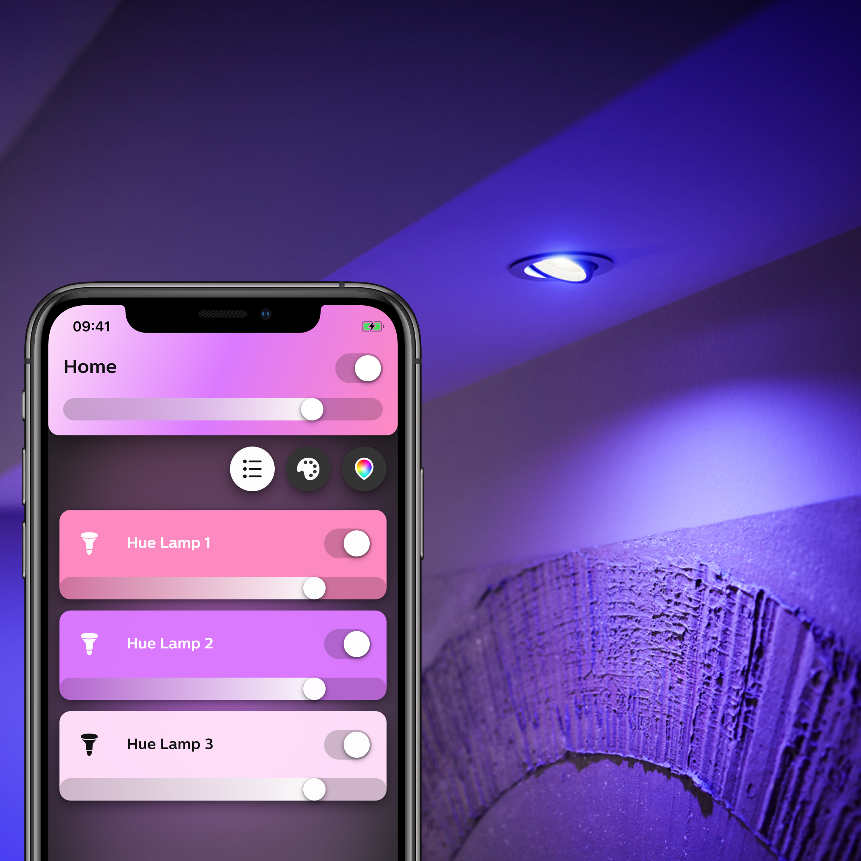 Ampolleta Philips Hue Gu10 Color Led Bluetooth Inteligente-6
