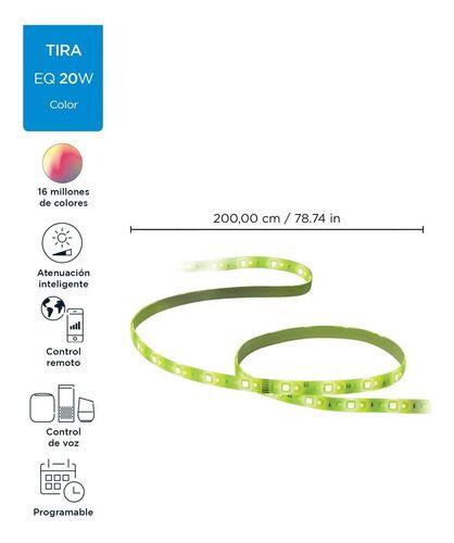 Cinta Led Wiz Inteligente 2 Metros 20W Color Wi-Fi Smart-4