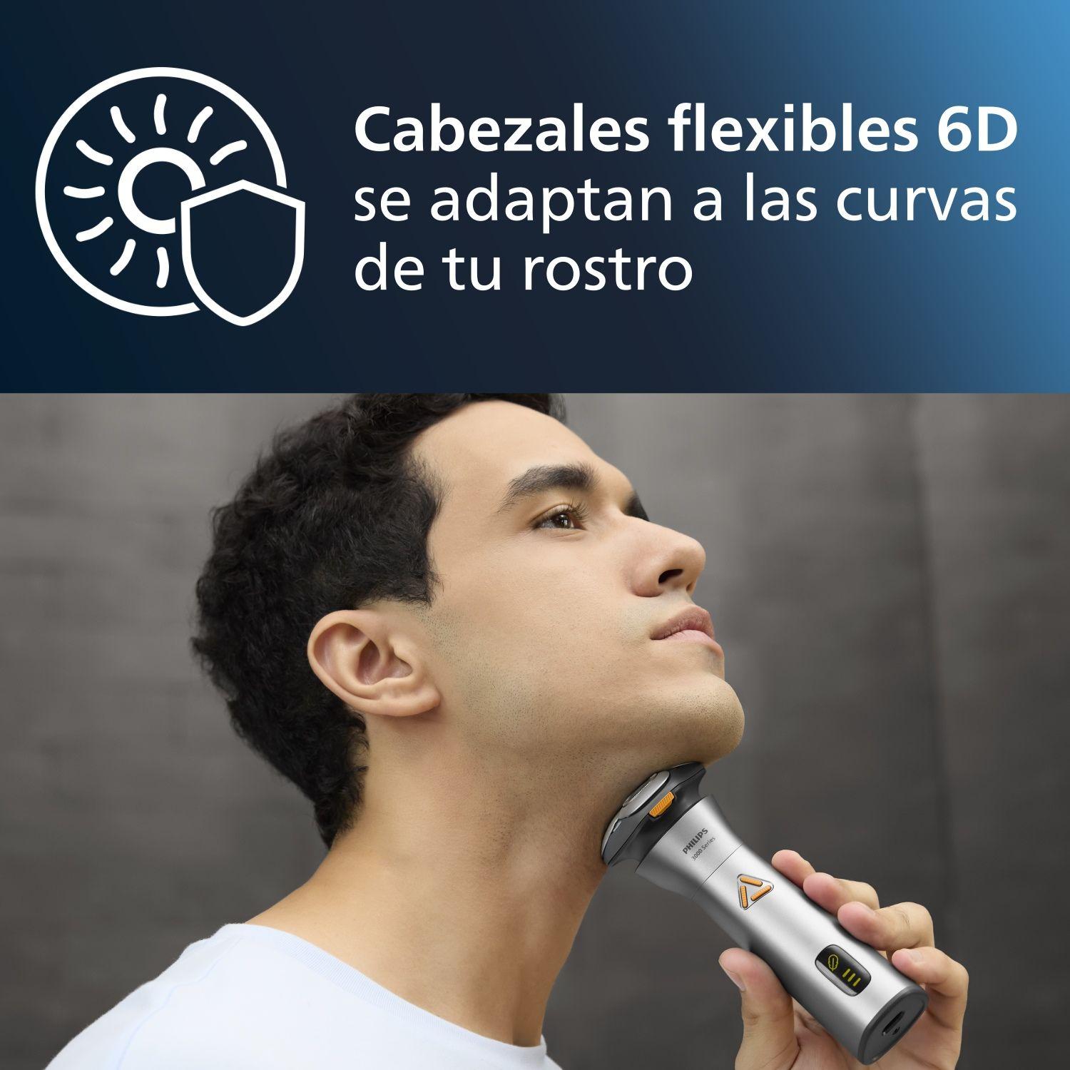 Afeitadora Philips Serie 3000 en Húmedo y Seco S3882/00-3