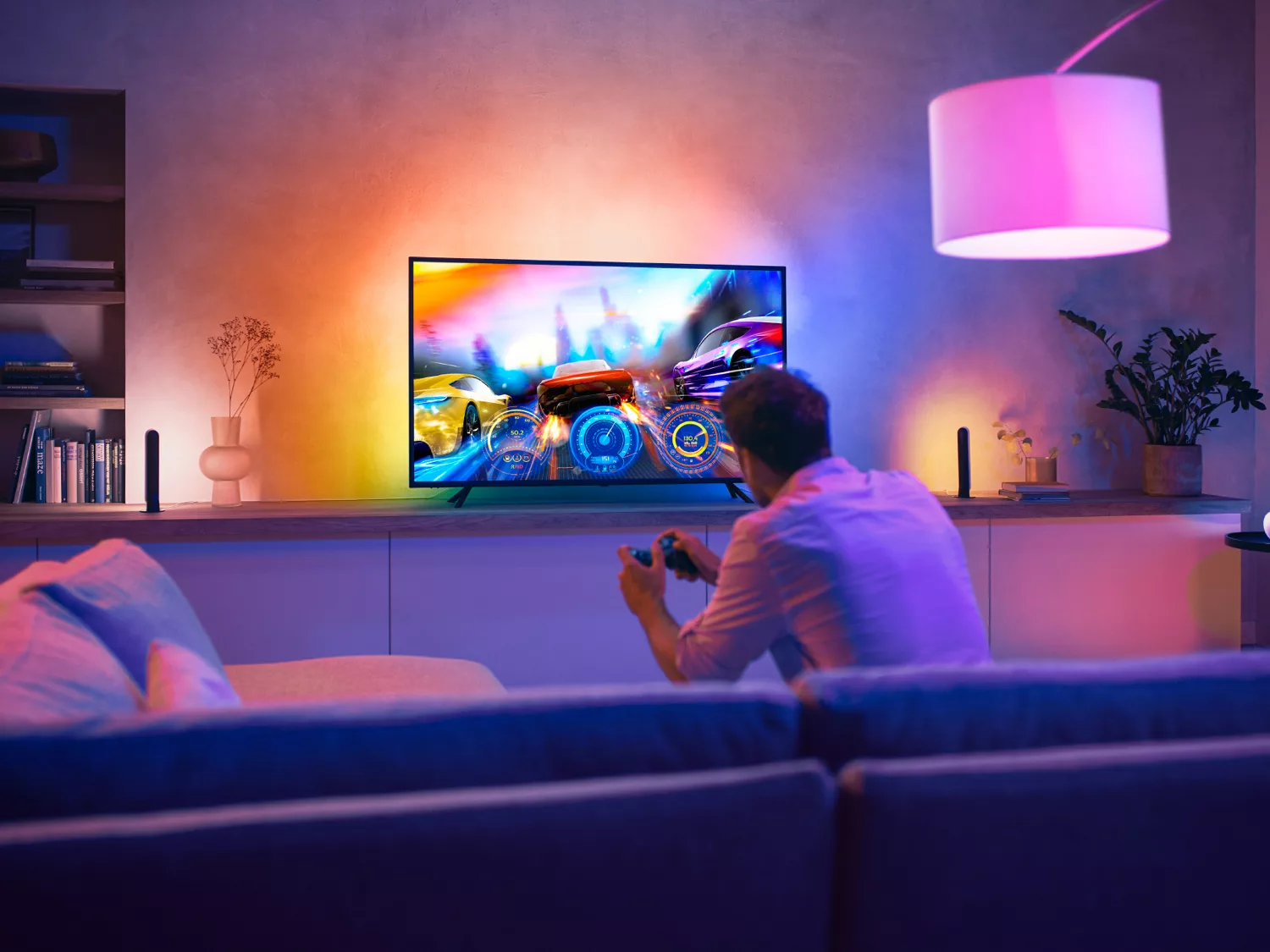 Philips Hue Tira LED para Televisor de 55" Color-8