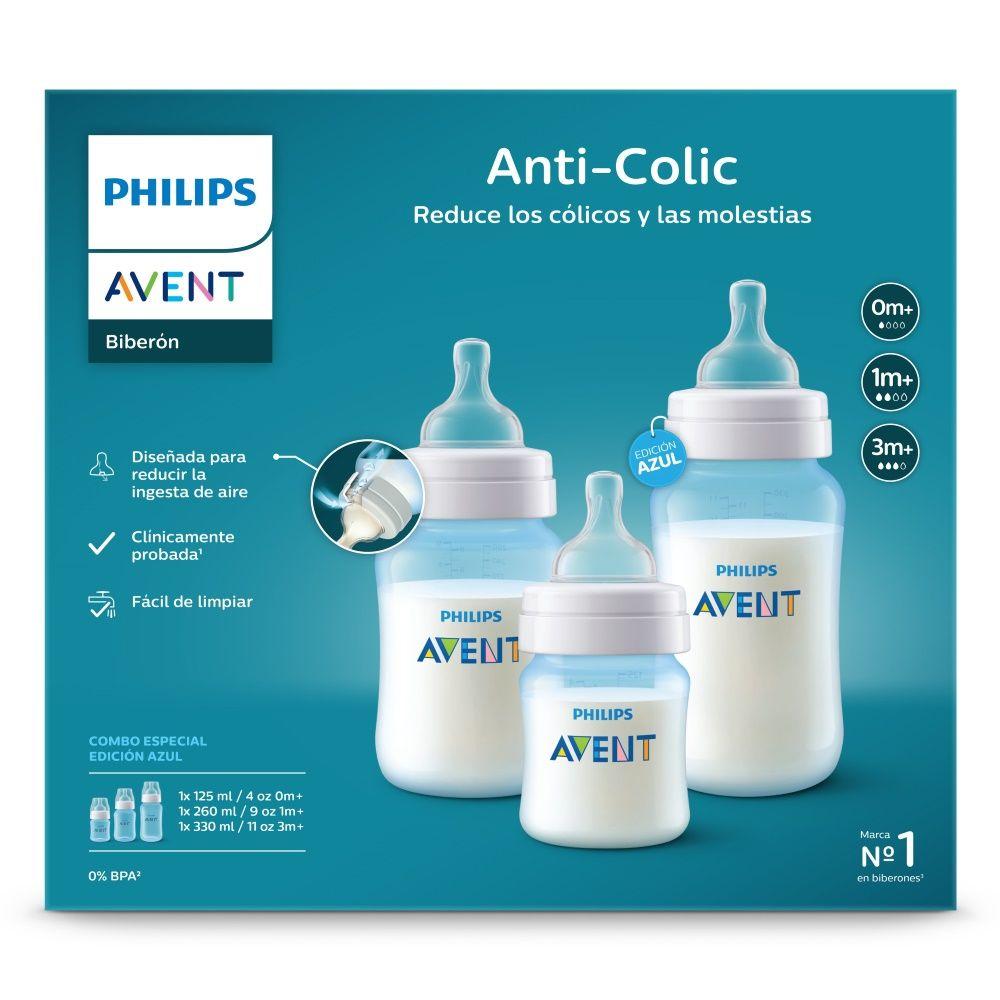 Set Mamaderas Philips Avent SCY119/20 Triple Pack Celeste-1