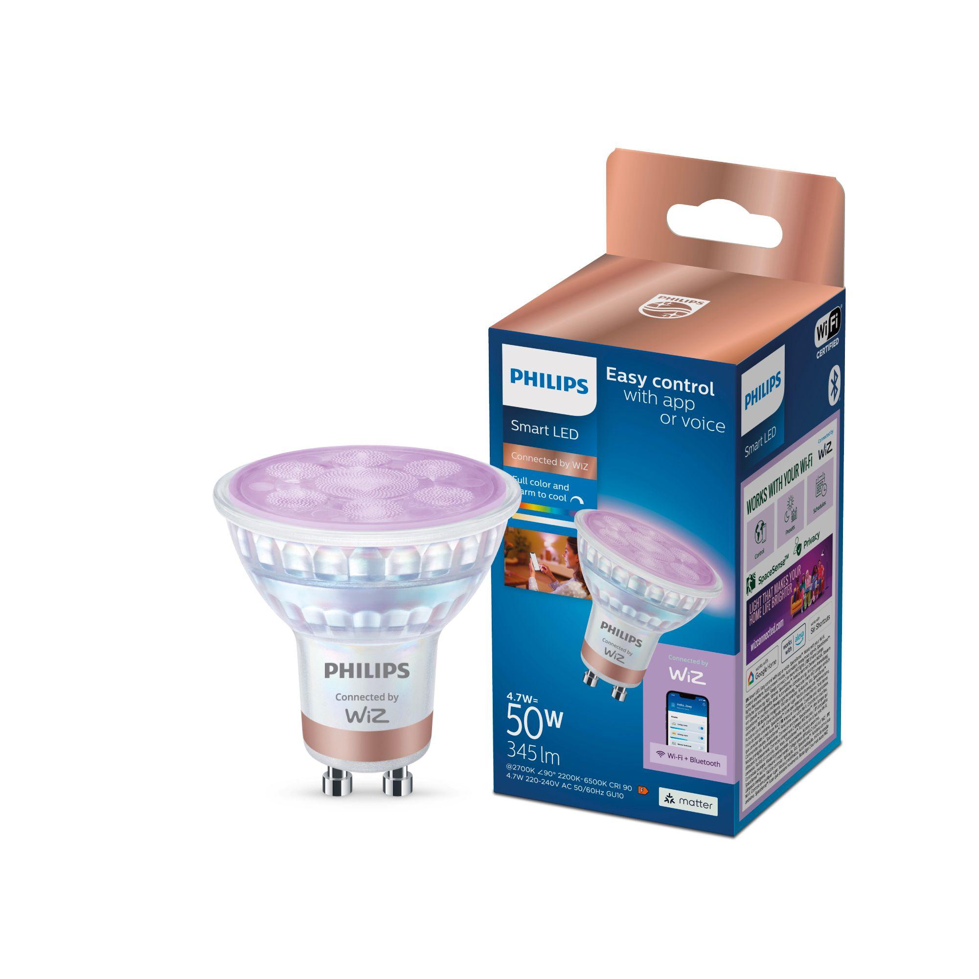 Ampolleta Inteligente Philips Gu10 Color Led Smart Wifi-2