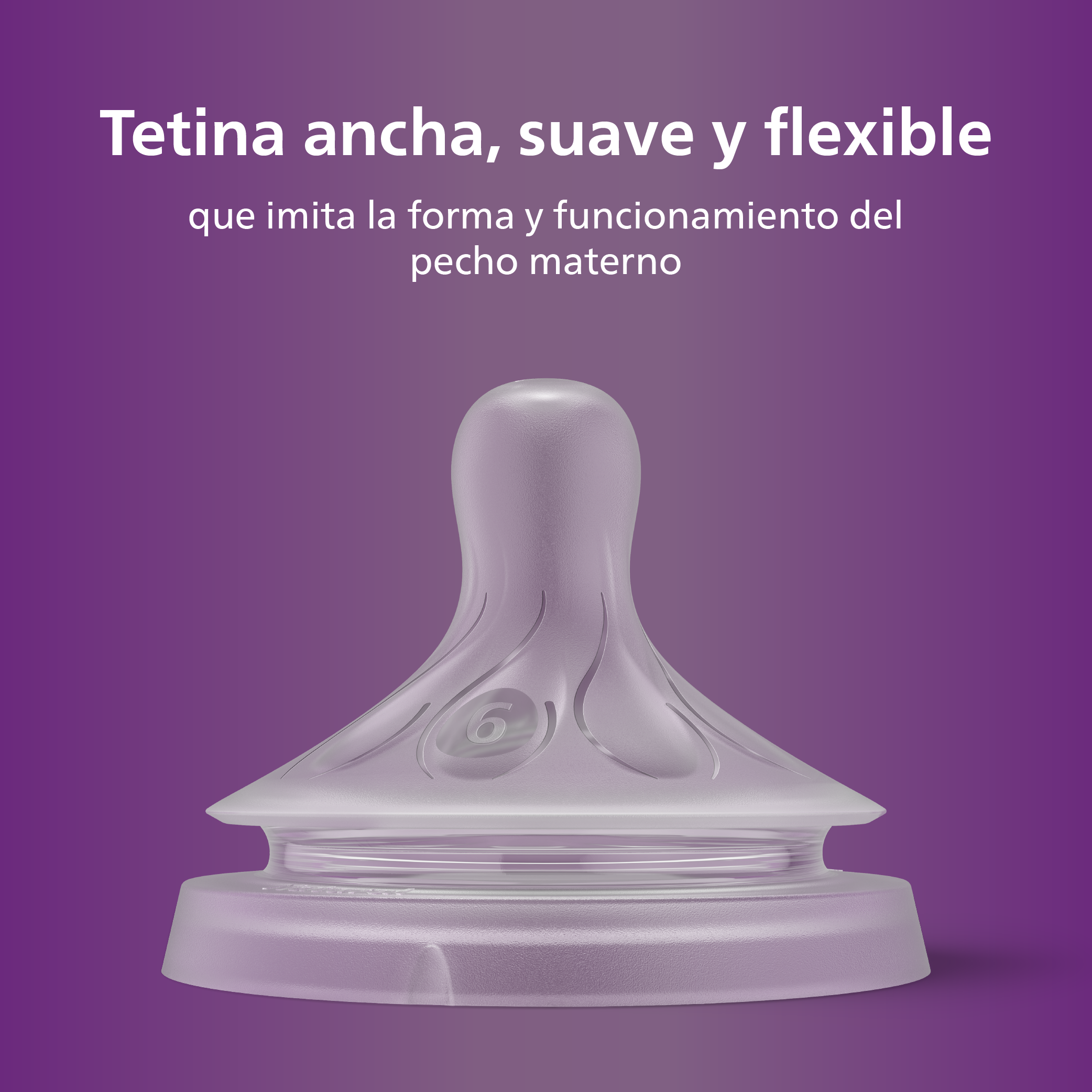 Tetinas Natural Response Philips Avent SCY966/02 6m+ Flujo 6-4