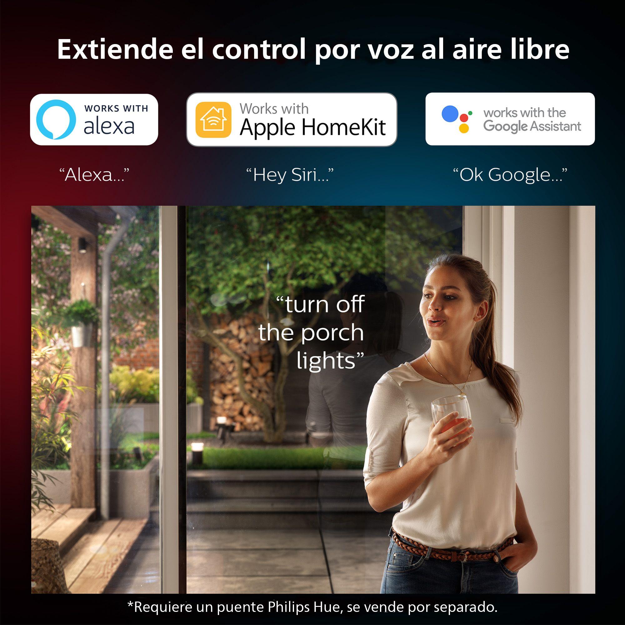 Aplique De Exterior Philips Hue Resonate Led Inteligente-5