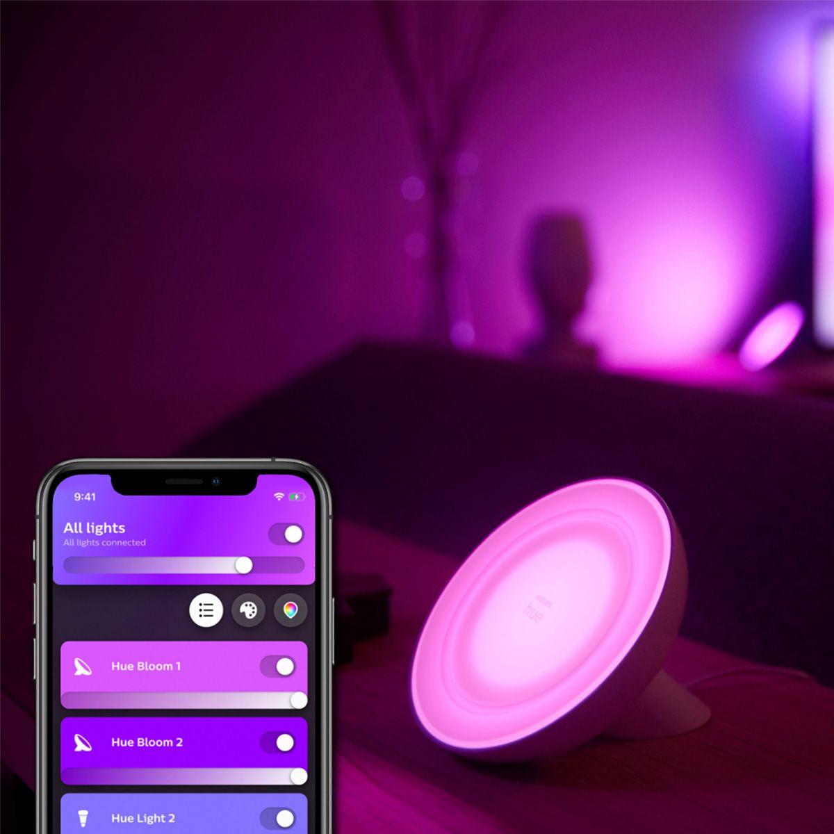 Lampara De Mesa Philips Hue Bloom Led Bluetooth-5