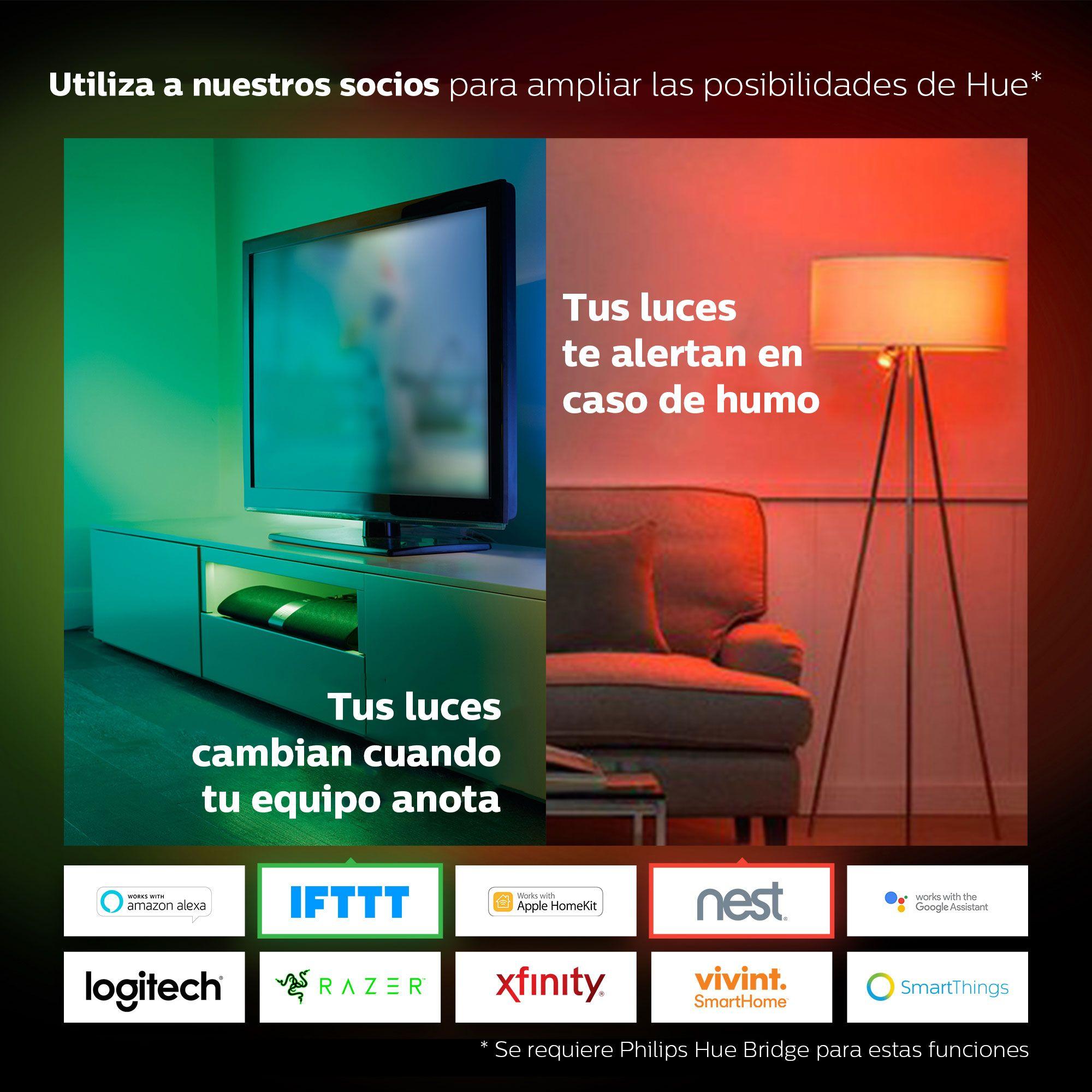 Lámpara De Mesa Philips Hue Bloom Led Bluetooth Color Rgb-5