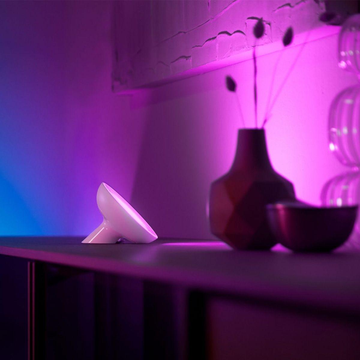 Lámpara De Mesa Philips Hue Bloom Led Bluetooth Color Rgb-6