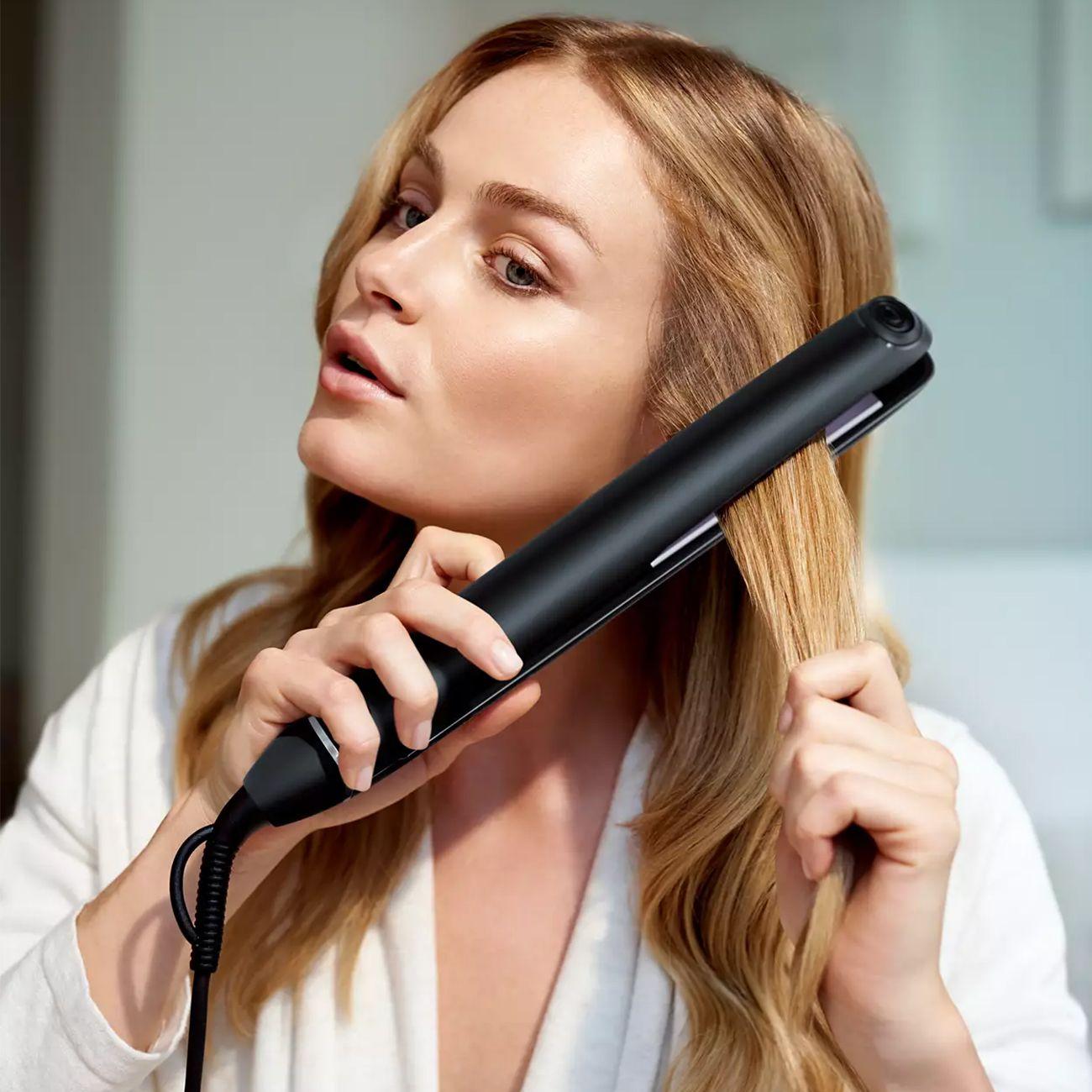 Plancha Cabello Philips Straight Bhs674/00 Alisador Digital-5
