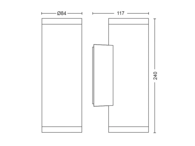 Aplique Exterior Philips Hue Appear Inteligente Multicolor-3