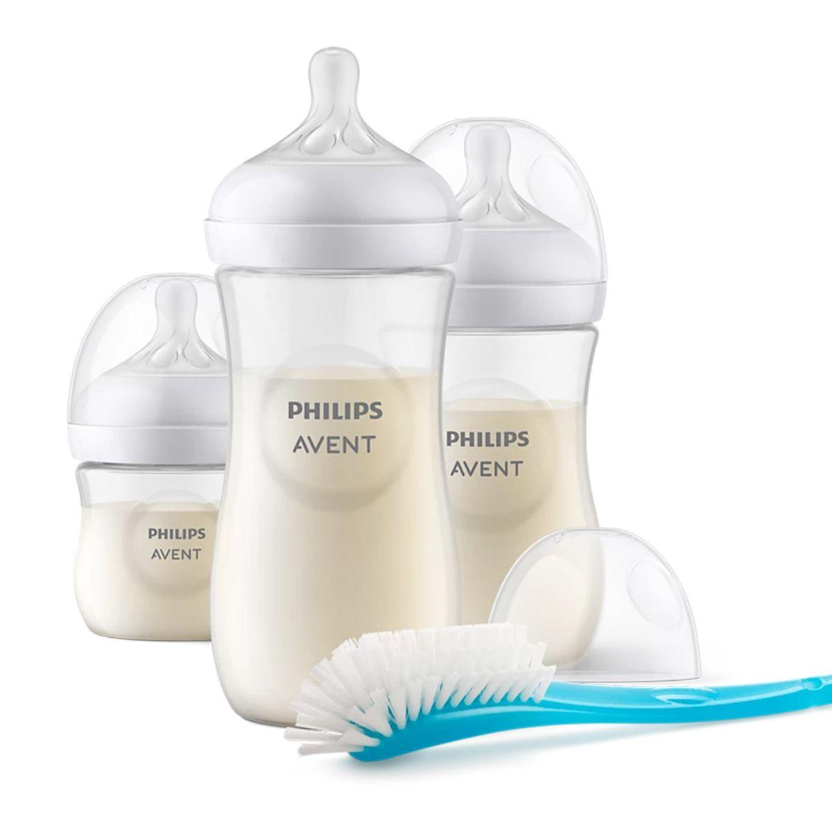 Set Mamaderas Philips Avent SCD837/12 con cepillo-0