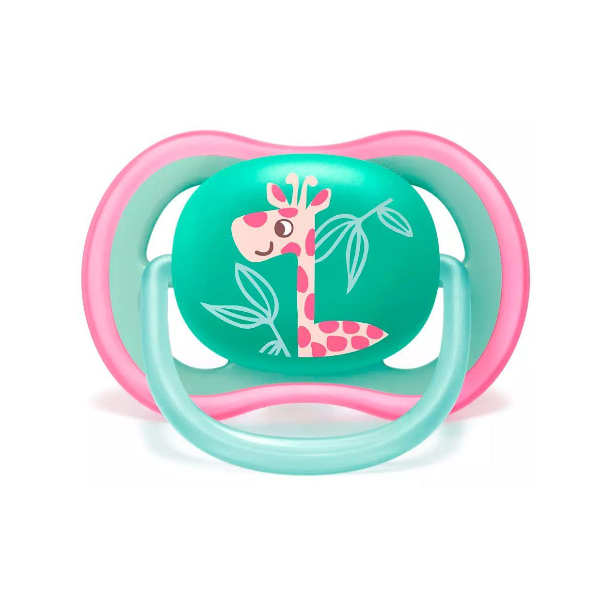 Chupete Ultra Air 18m+ Jirafa/Perezoso  x2 Avent SCF349/12-1