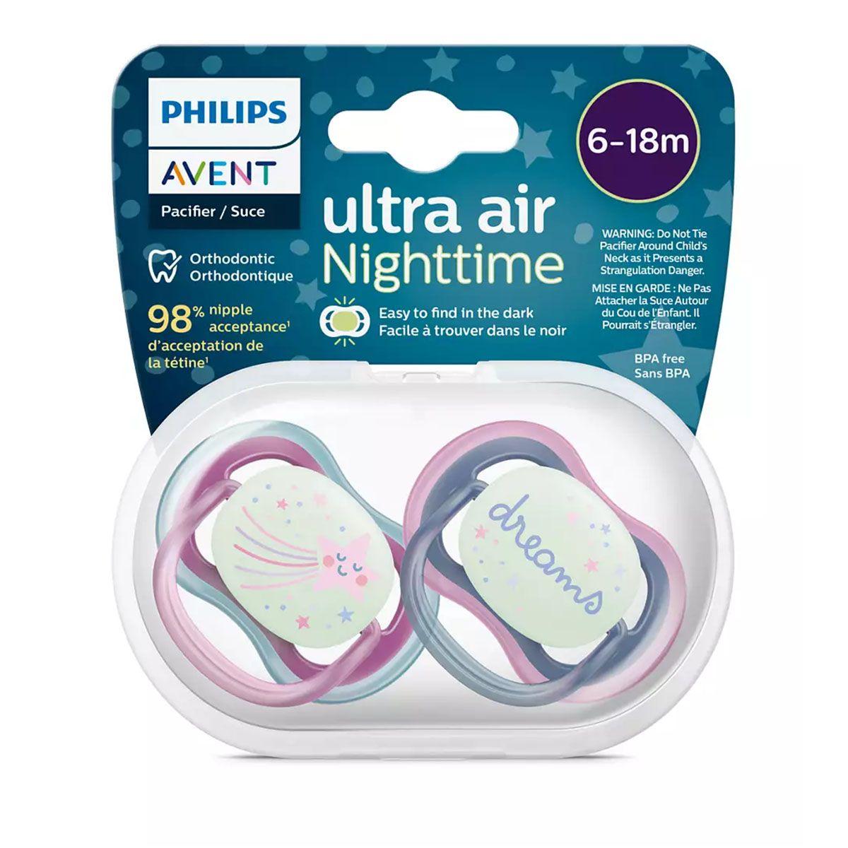 Chupete Philips Avent Ultra Air SCF376/14 x2u 6-18 Meses-2