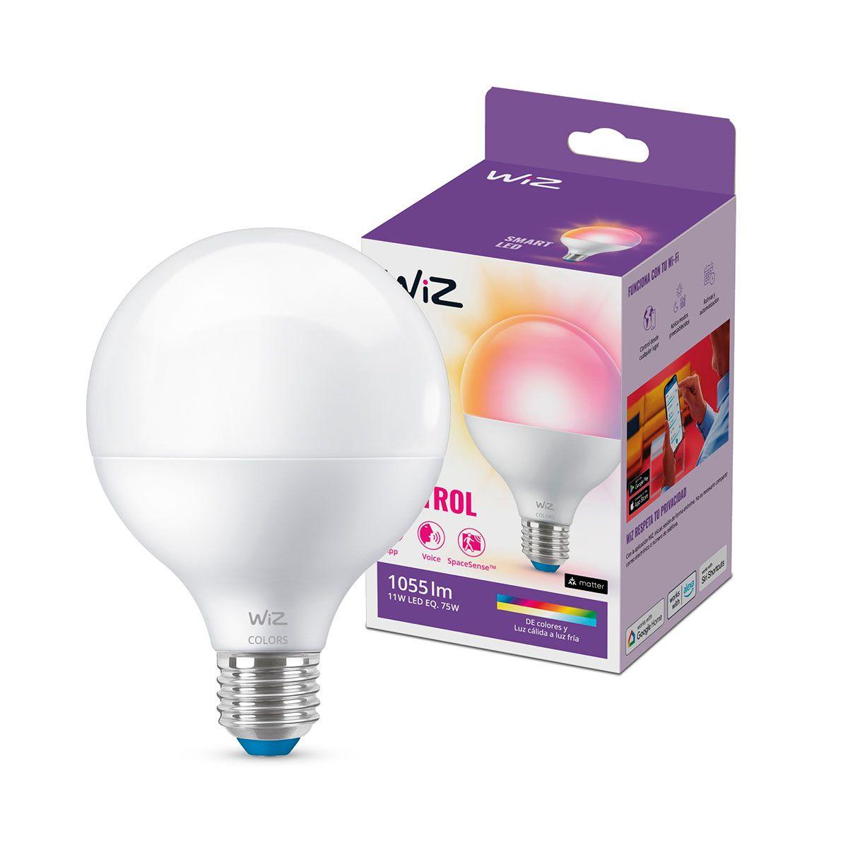 Lampara Smart Wiz Connected Wi-Fi Color 11W G95-2