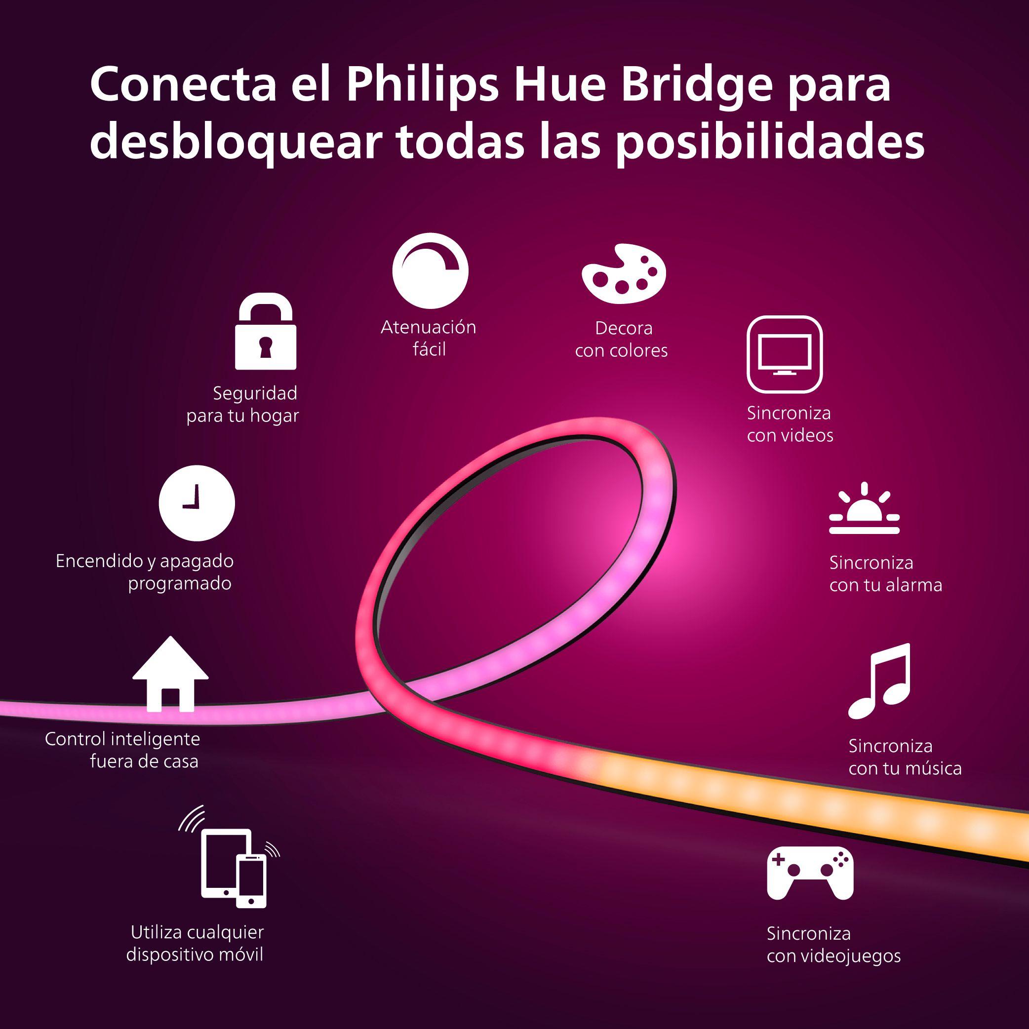 Tira Led Philips Hue Color Gradient Para Monitor 34 Pulgadas-9