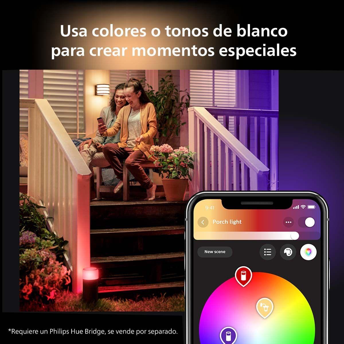 Aplique De Exterior Philips Hue Impress Led Inteligente-8