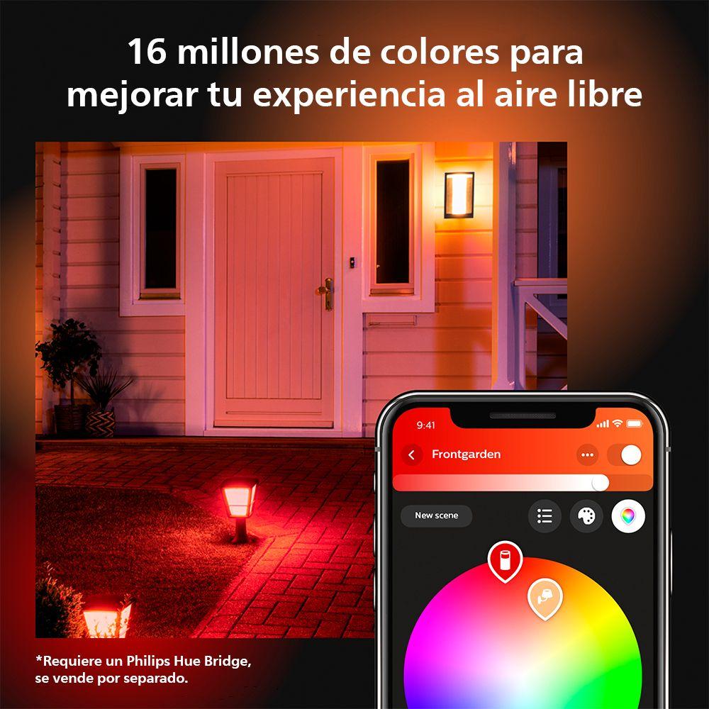 Aplique De Exterior Philips Hue Impress Led Inteligente-9