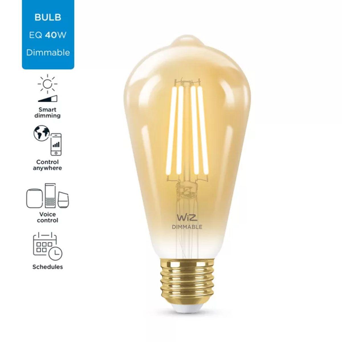 Ampolleta Led Wiz Wifi Filamento Edison E27 6.7w-2