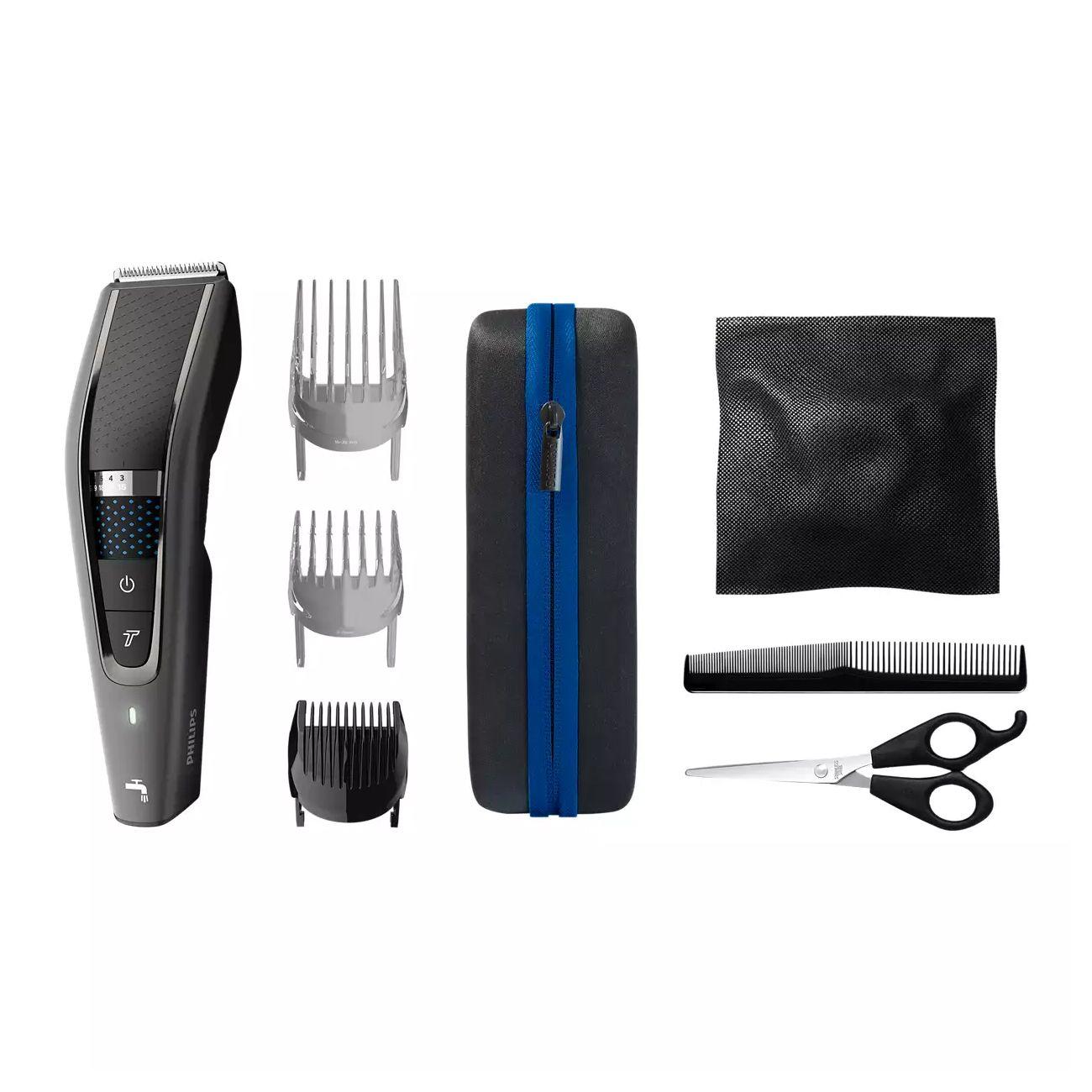 Cortadora Pelo Y Barba Philips Hc7650/15 Cuchillas Acero-0