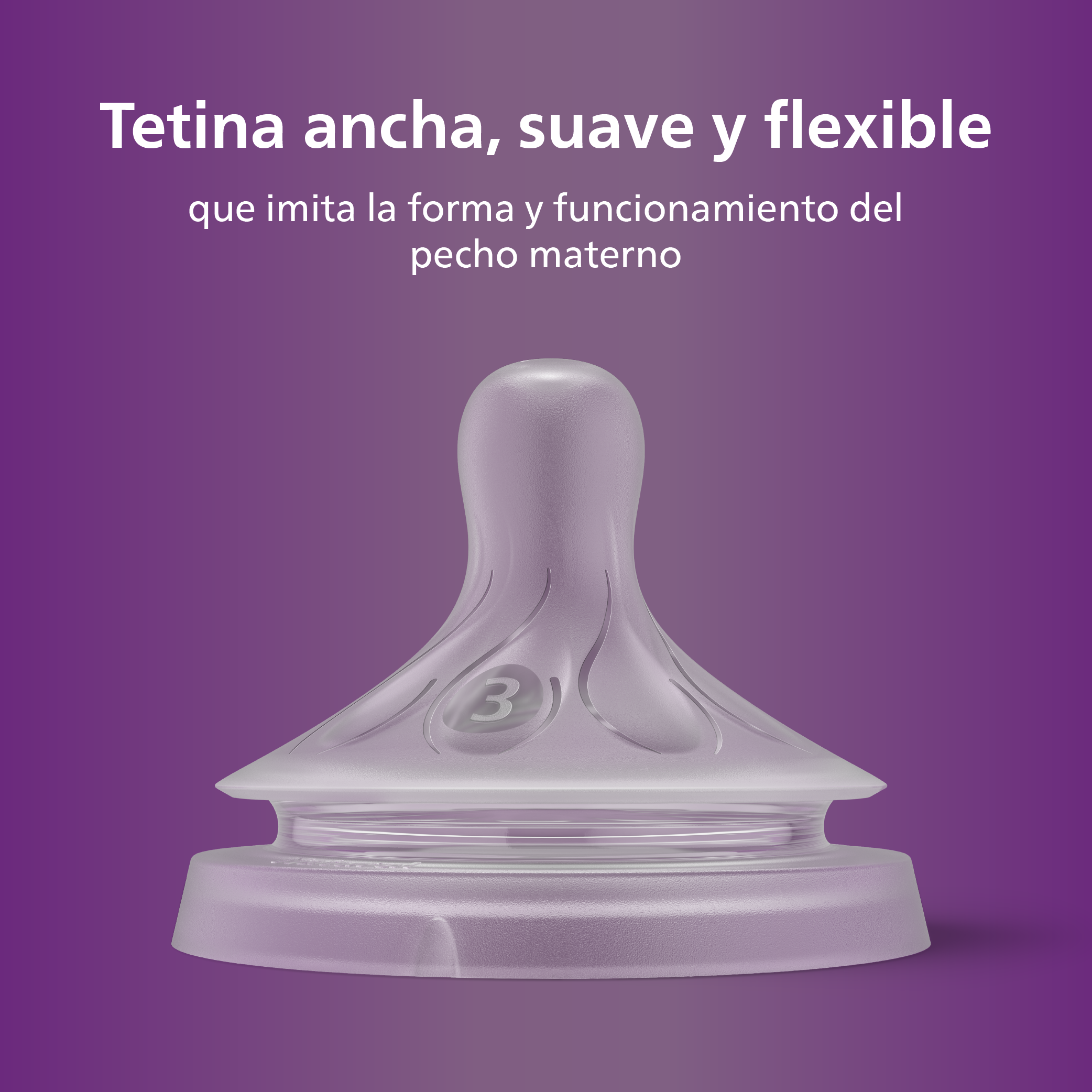 Tetinas Natural Response Philips Avent SCY963/02 1m+ Flujo 3-2