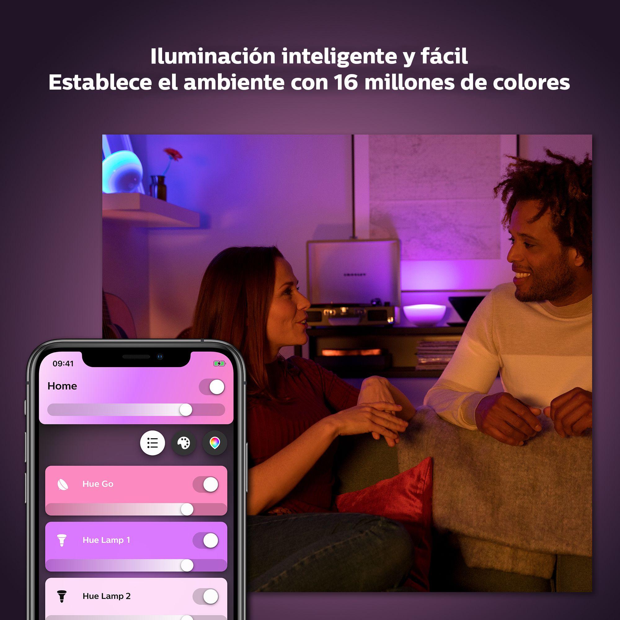 Philips Hue Go Lampara Portatil White And Color-3