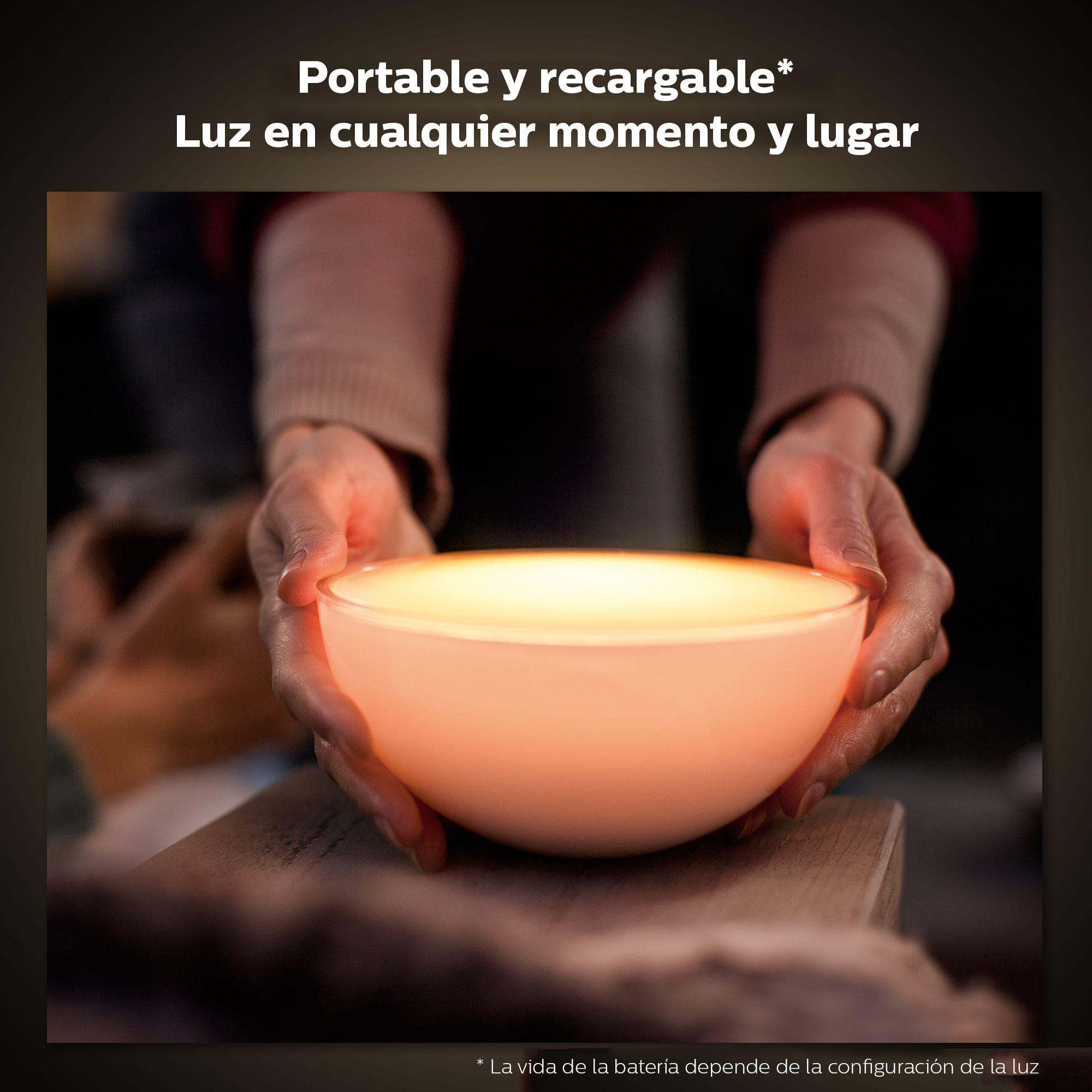Philips Hue Go Lampara Portatil White And Color-7