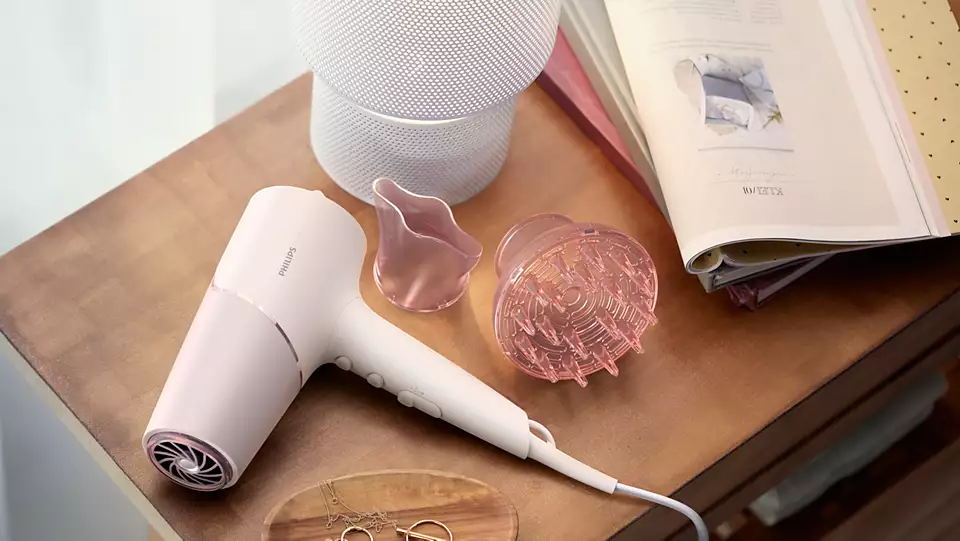 Secador De Pelo Philips ThermoShield BHD530/00 Rosa 2300W-6