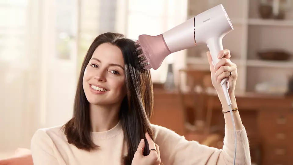 Secador De Pelo Philips ThermoShield BHD530/00 Rosa 2300W-8