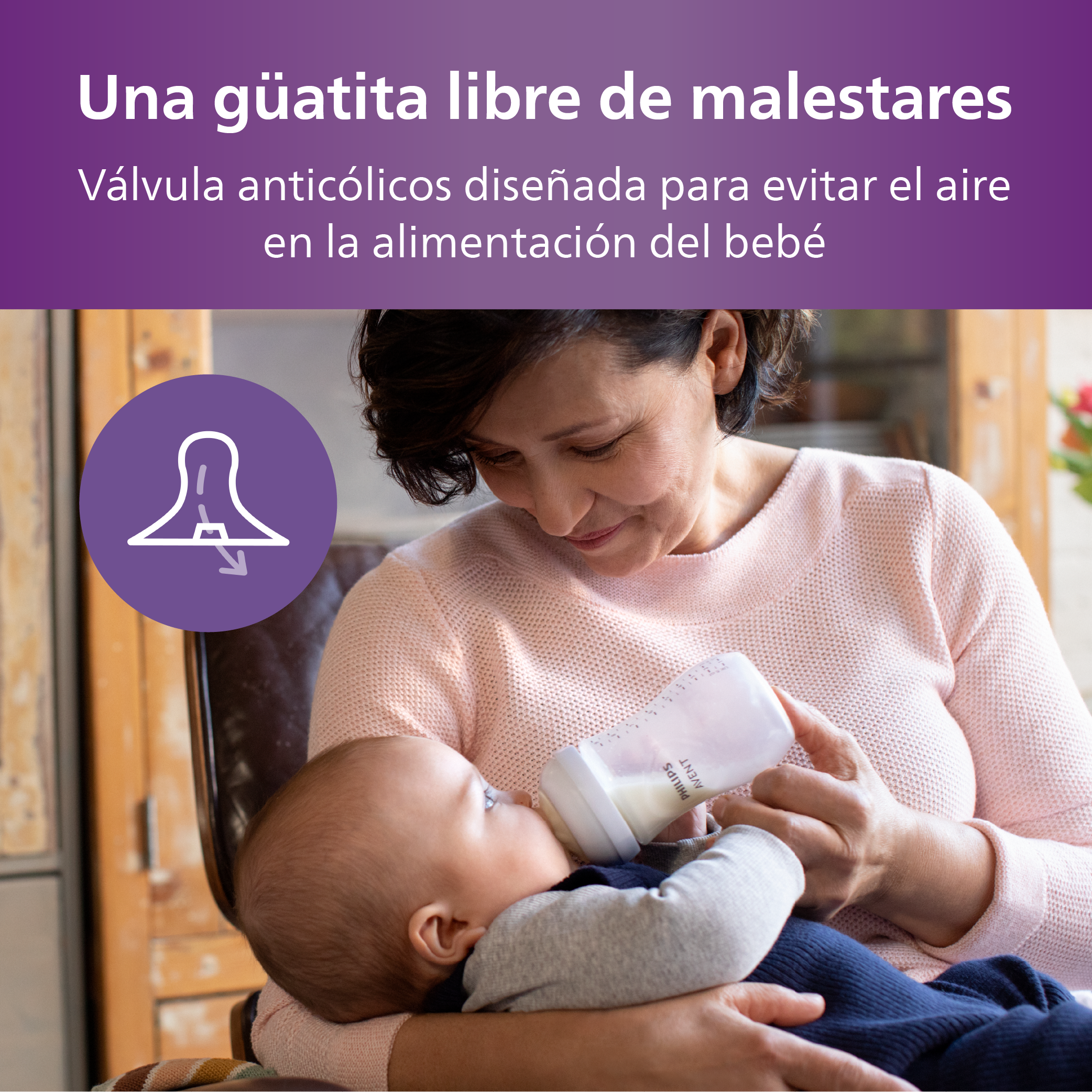 Mamaderas Natural Response Philips Avent SCY903/02 1m+ 260ml-3