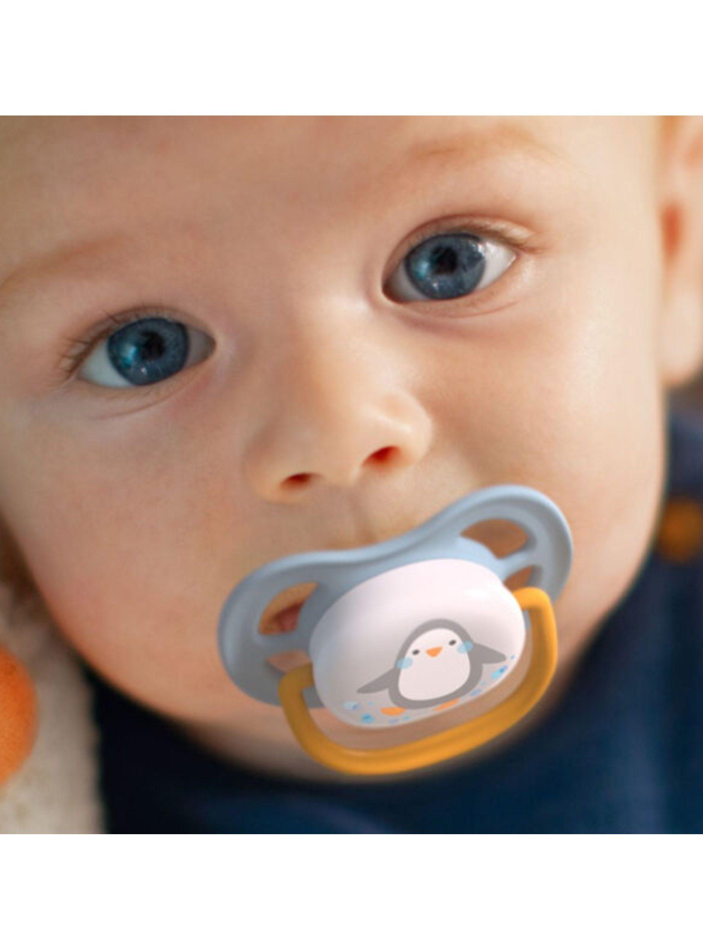 Chupete Ultra Avent Air Collection Pinguino 0-6m SCF081/03-2