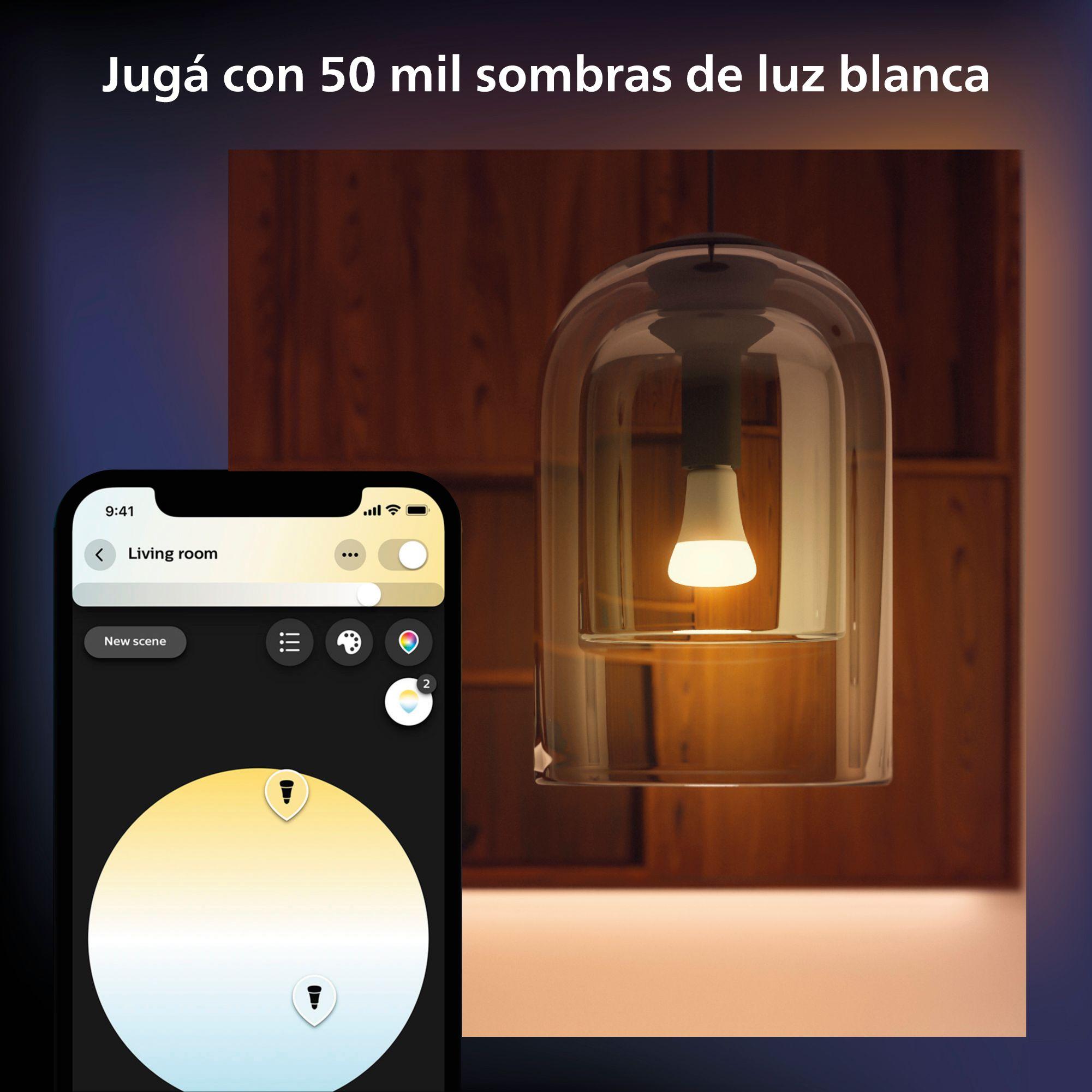 Ampolleta Philips Hue E27 Inteligente Bluetooth Wh Ambience-8