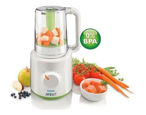 Vaporera Licuadora Comida Para Bebés Avent Scf870/20 Vapor-1