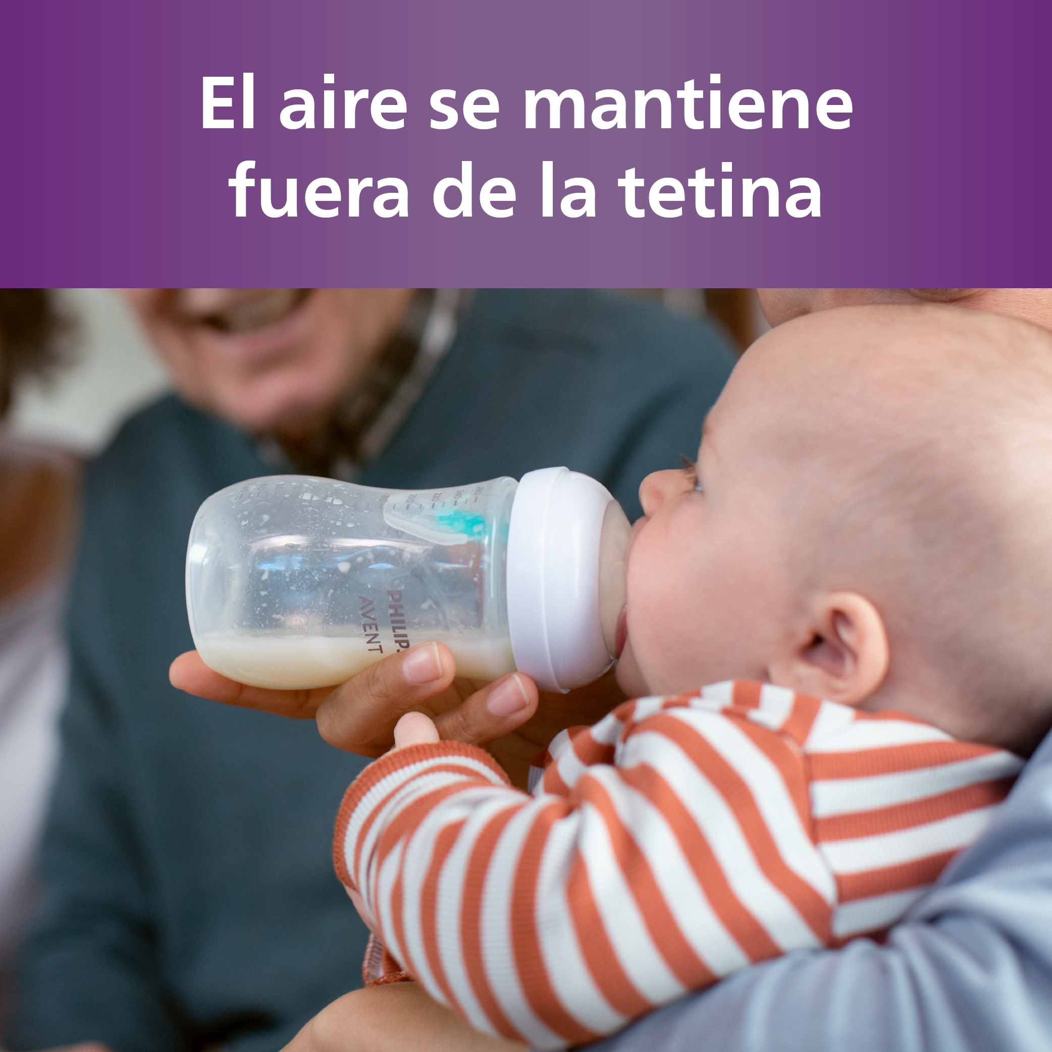 Mamadera Natural Response con abertura Airfree Avent SCY673/01 +1 m 260 ml-4