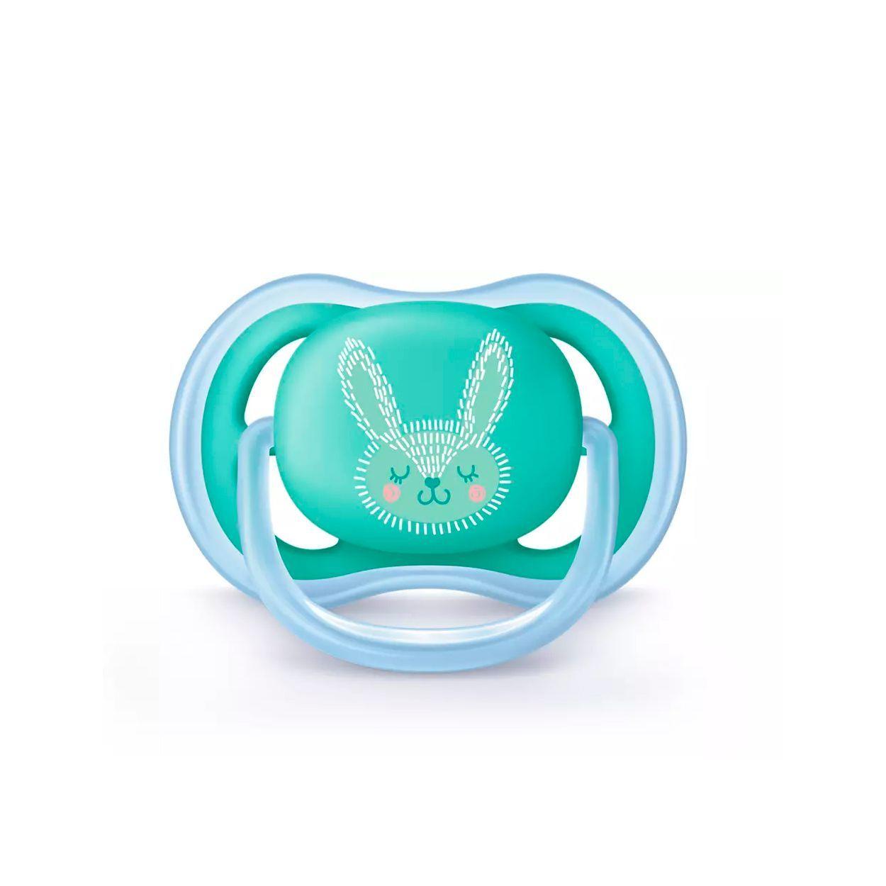 Chupete Ultra Air 6-18m Niño/Niña deco, x2 Avent SCF344/23-4