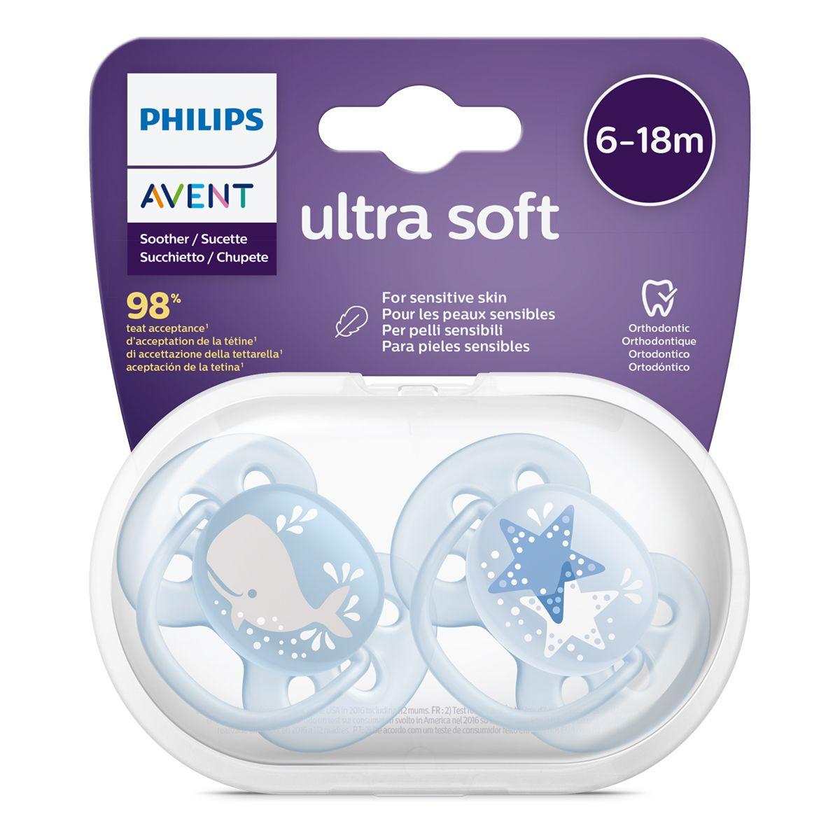 Chupete UltraSoft Philips Avent SCF223/03 6-18m Ultrasuave-2